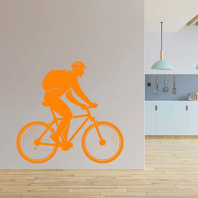 Cycling Wall Art Sticker