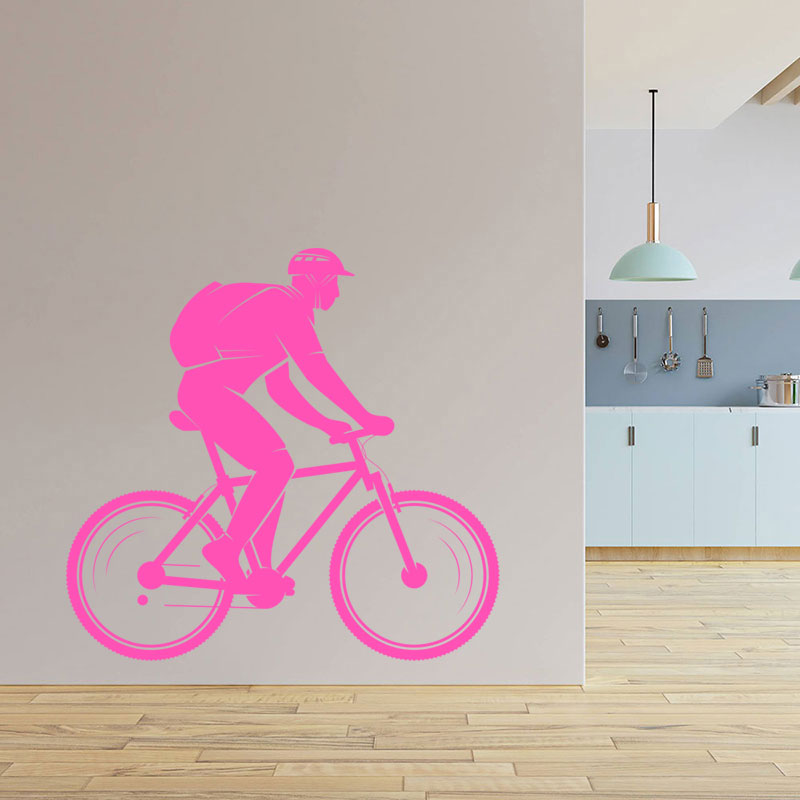 Cycling Wall Art Sticker