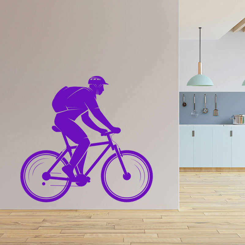 Cycling Wall Art Sticker