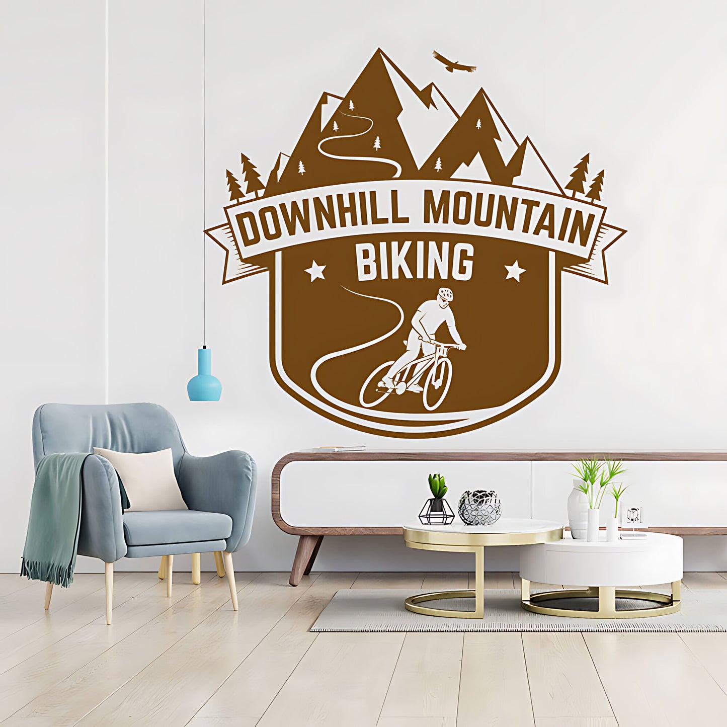 Mountain Bike Cycling Wall Sticker – Bike Shop Vinyl Decal