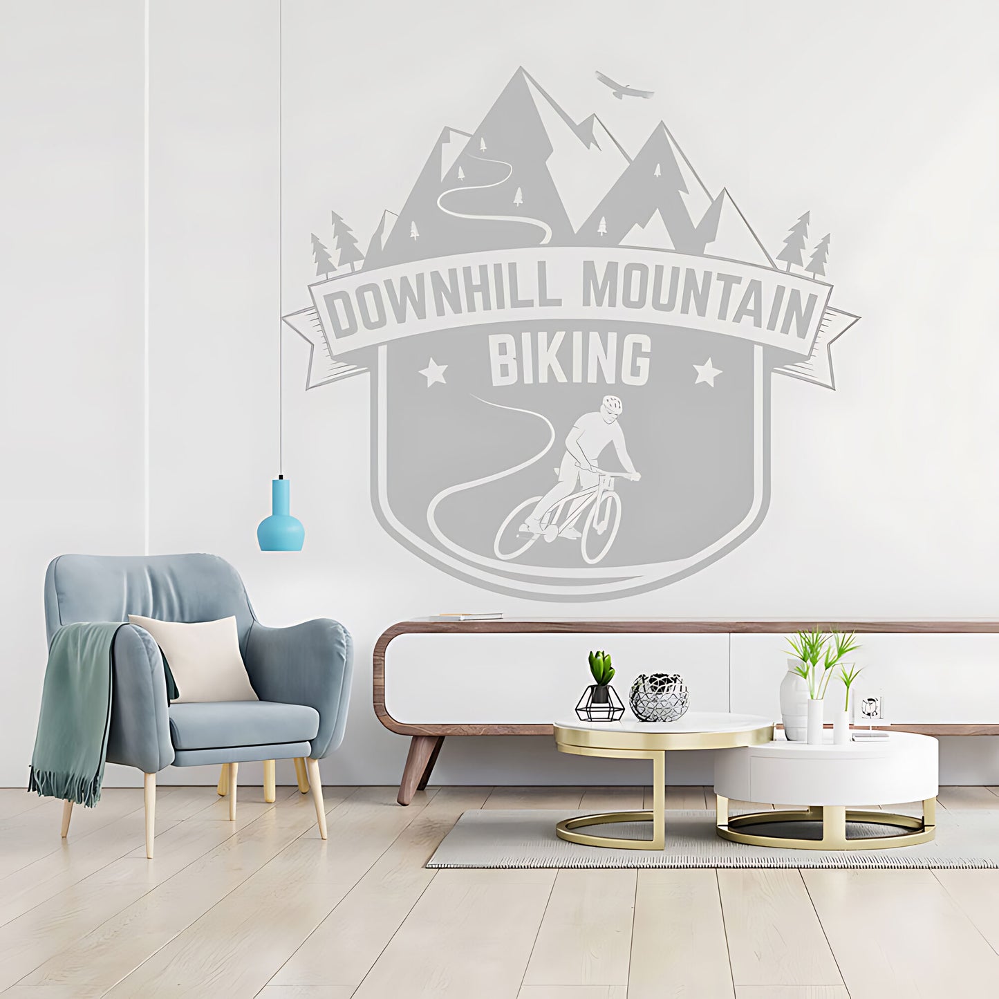 Mountain Bike Cycling Wall Sticker – Bike Shop Vinyl Decal