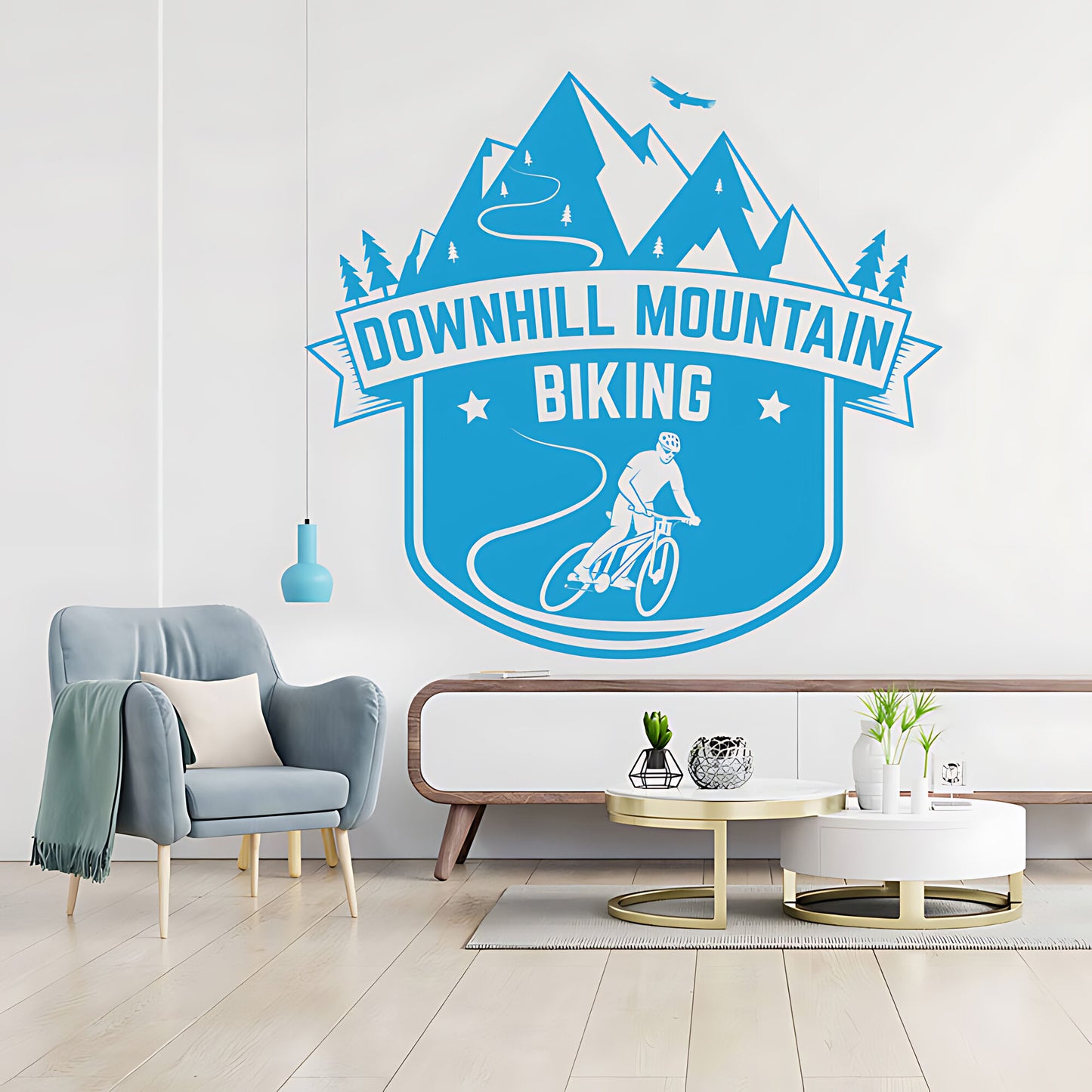 Mountain Bike Cycling Wall Sticker – Bike Shop Vinyl Decal