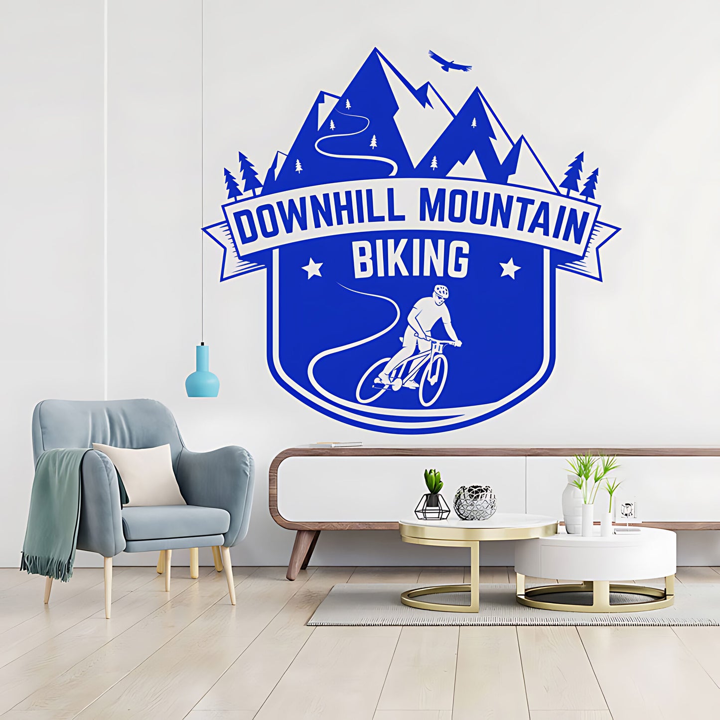 Mountain Bike Cycling Wall Sticker – Bike Shop Vinyl Decal