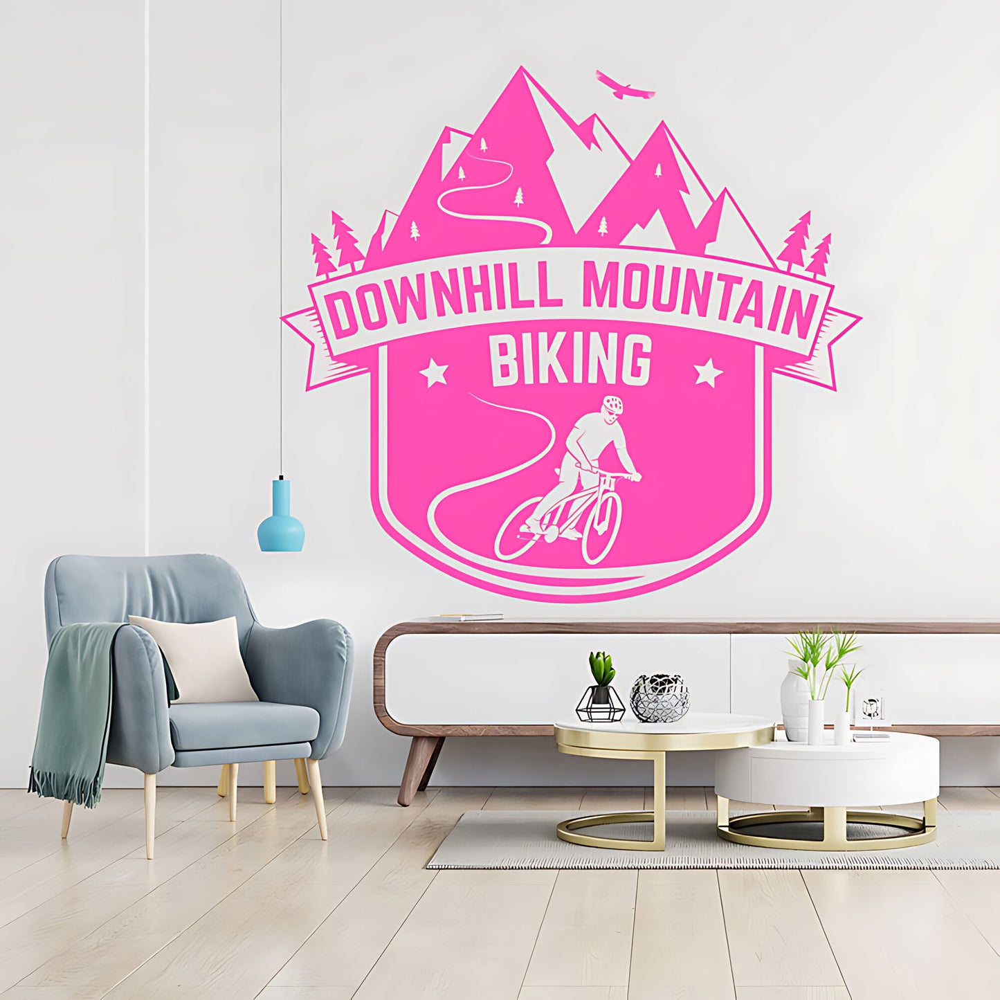 Mountain Bike Cycling Wall Sticker – Bike Shop Vinyl Decal