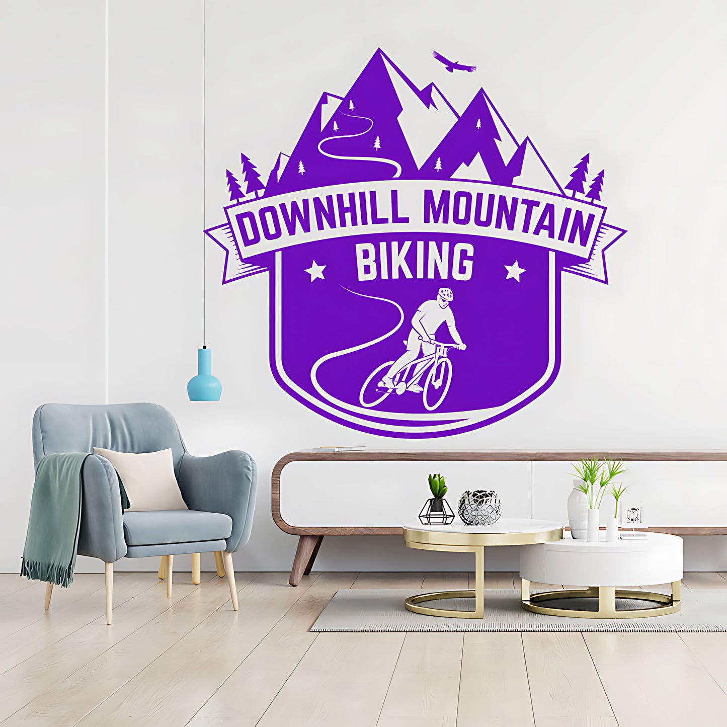 Mountain Bike Cycling Wall Sticker – Bike Shop Vinyl Decal