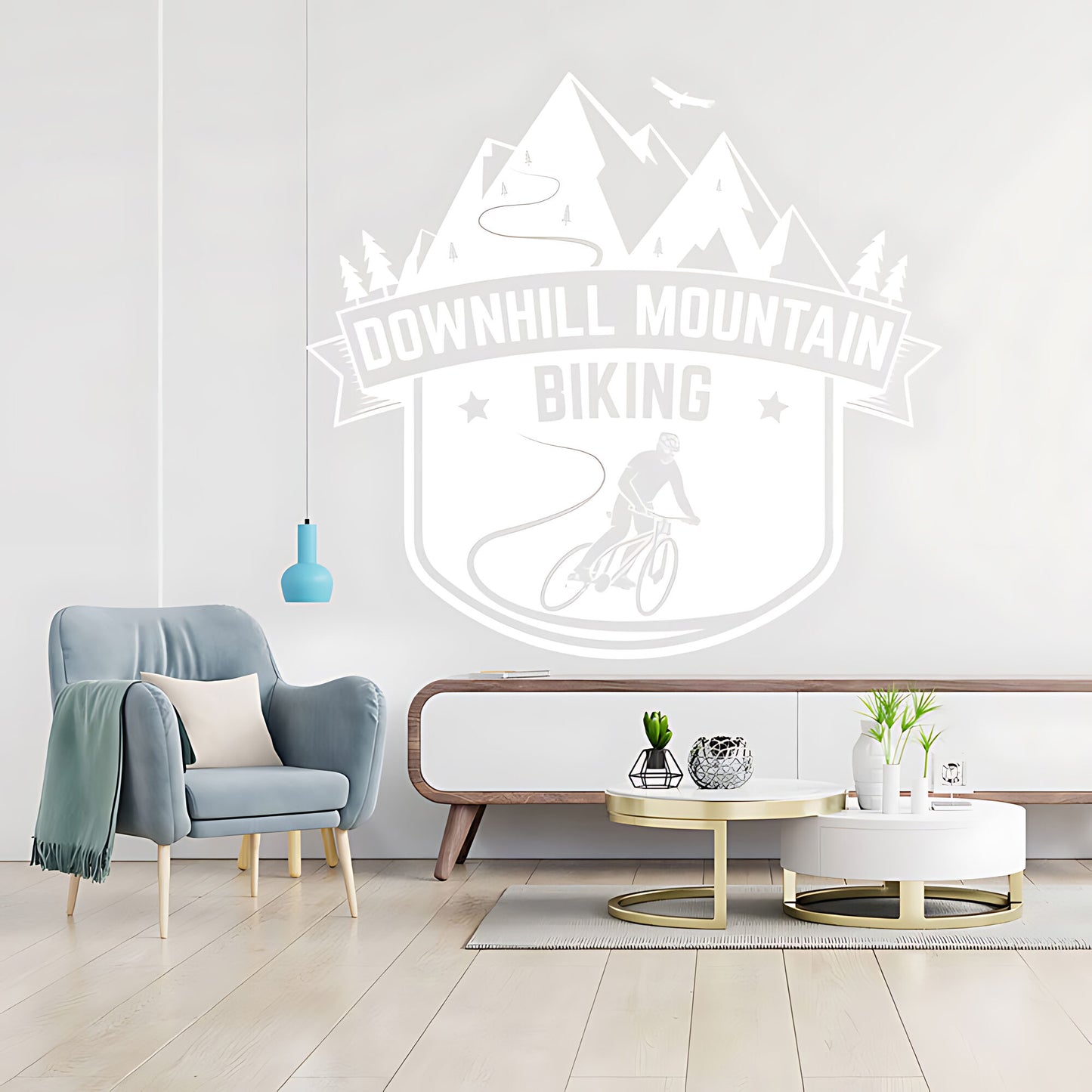 Mountain Bike Cycling Wall Sticker – Bike Shop Vinyl Decal