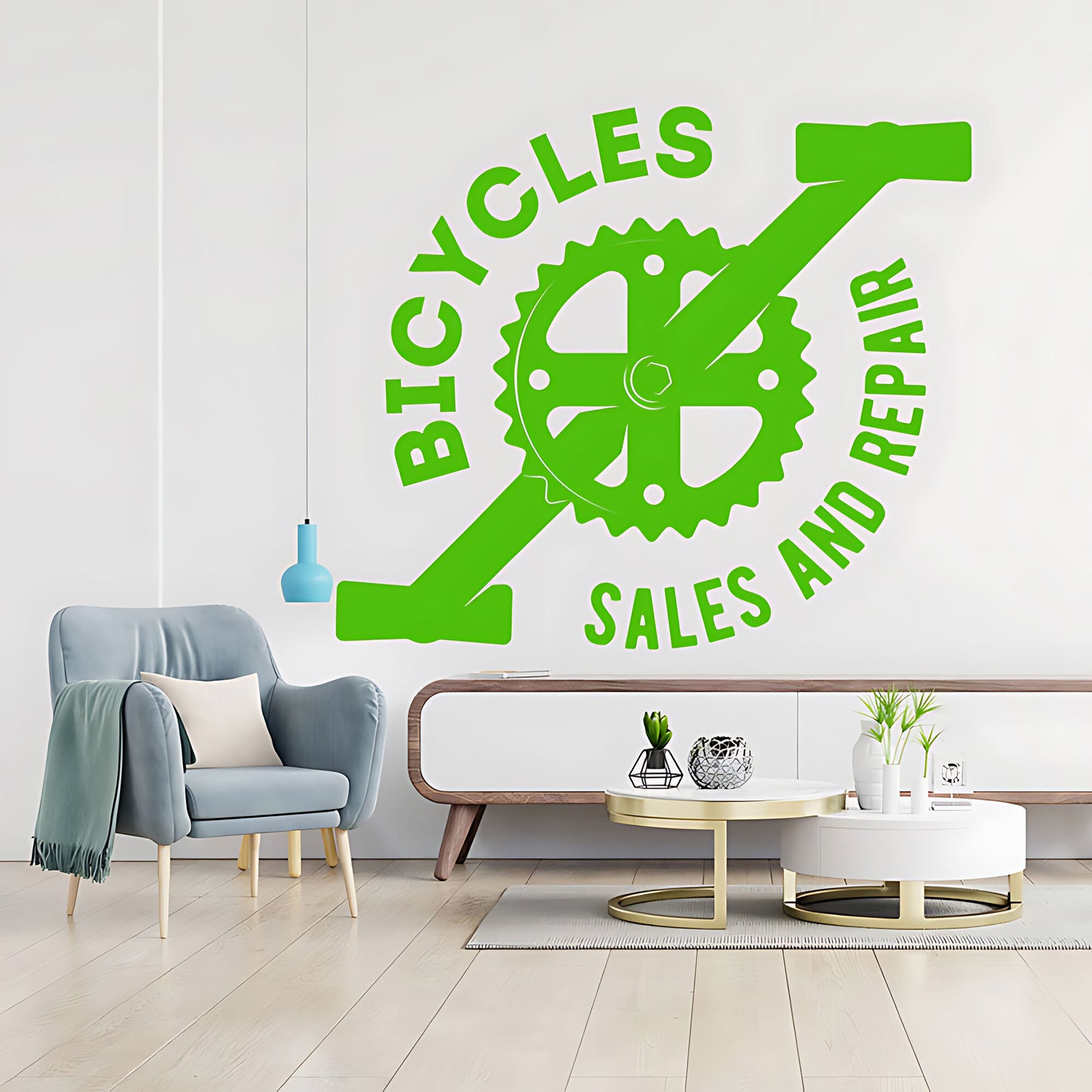 Bicycle Racing Wall Sticker