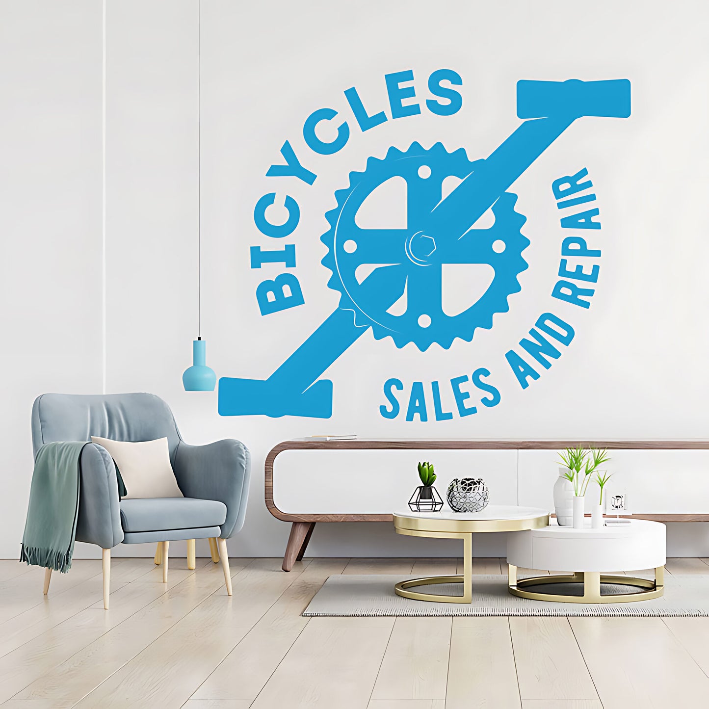 Bicycle Racing Wall Sticker