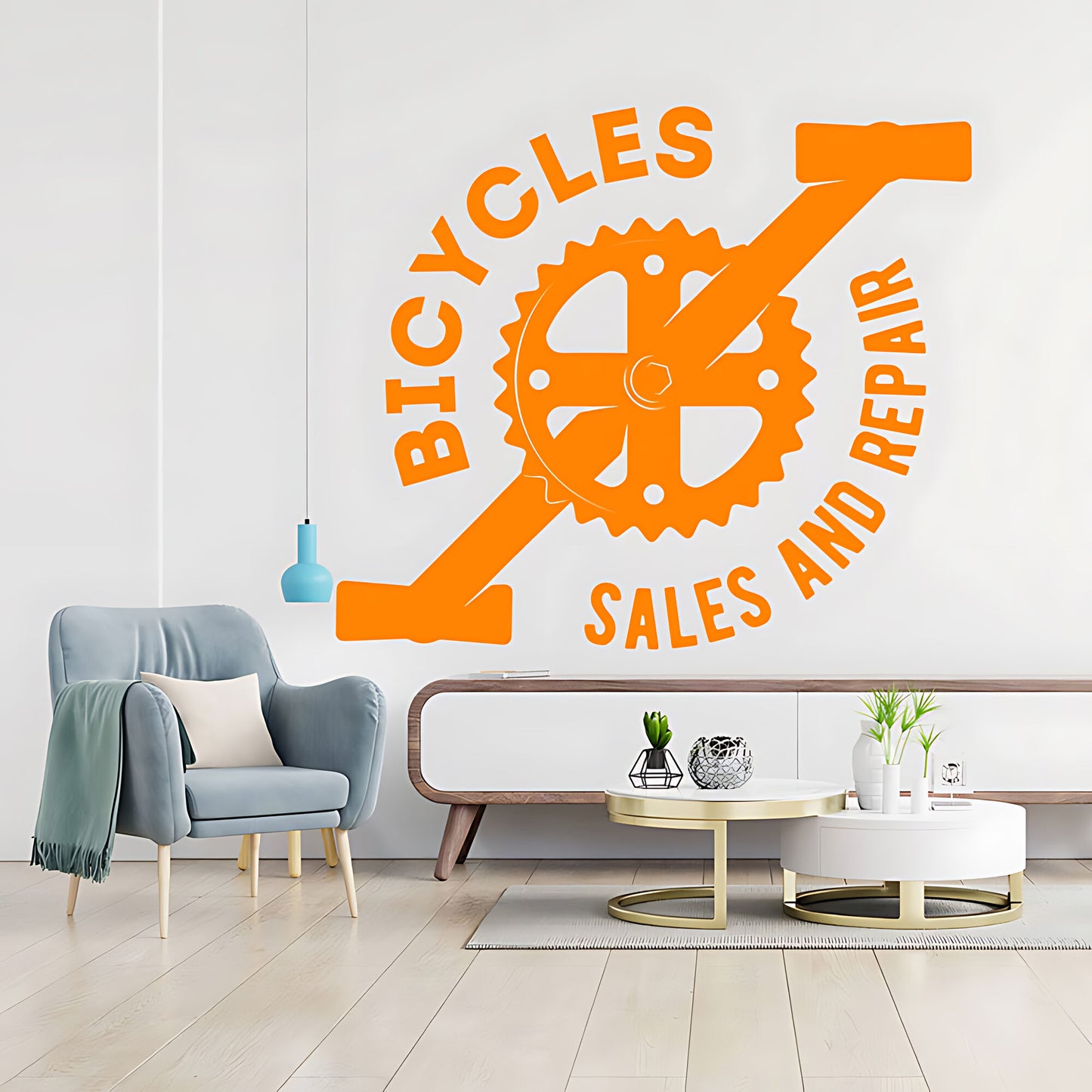 Bicycle Racing Wall Sticker