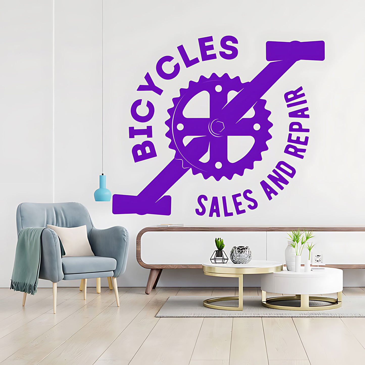 Bicycle Racing Wall Sticker