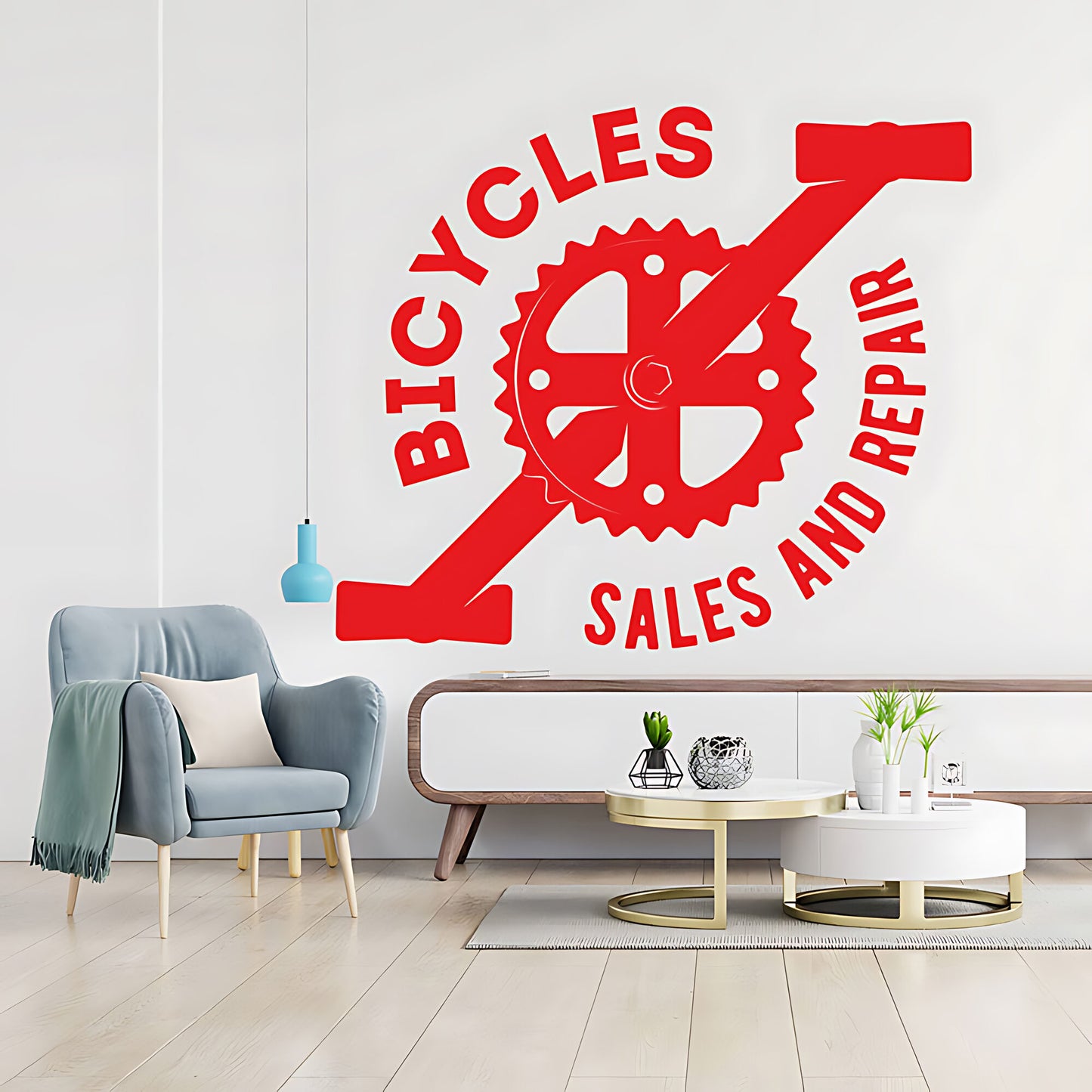 Bicycle Racing Wall Sticker