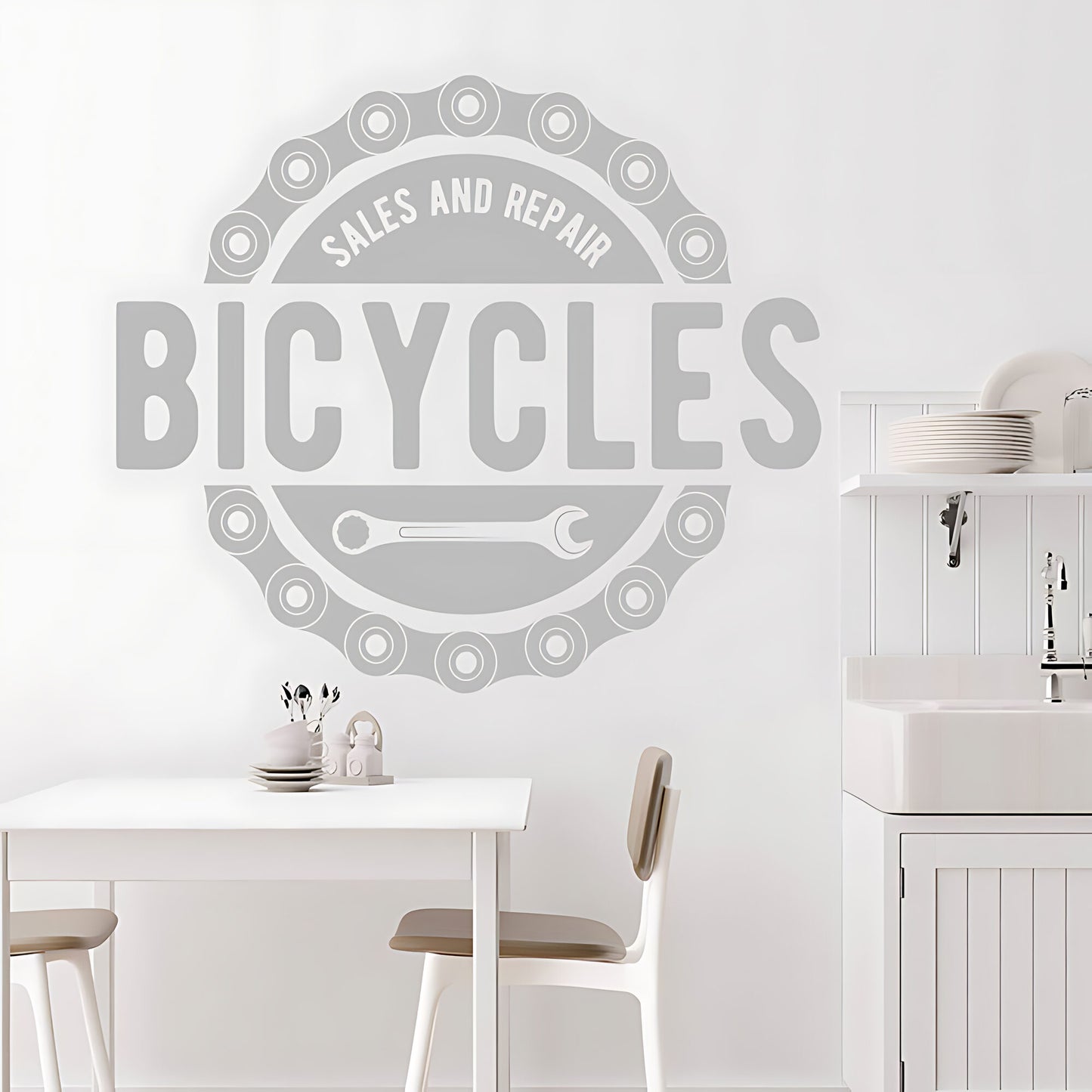 Mountain Biking Wall Sticker – Cycling Adventure Vinyl Decal