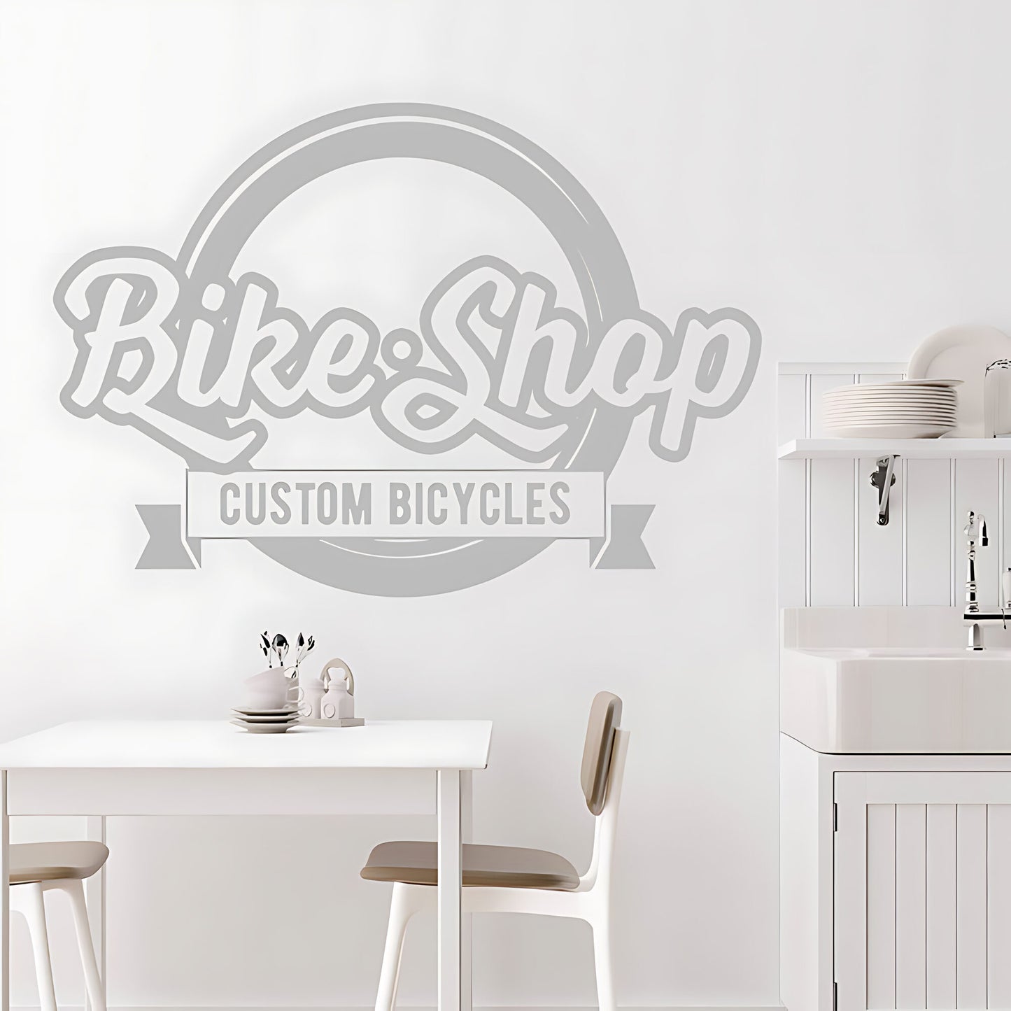 Mountain Biking Vinyl Sticker for Shops, Homes, and Cycling Fans
