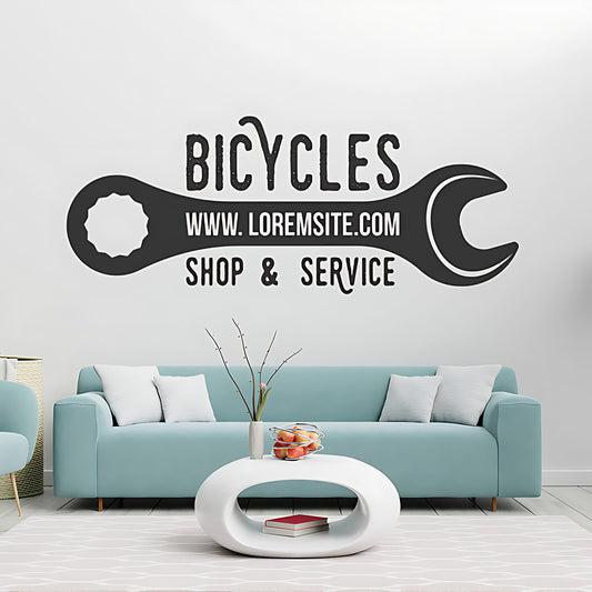 Downhill Mountain Biking Wall Sticker for Sports Decor