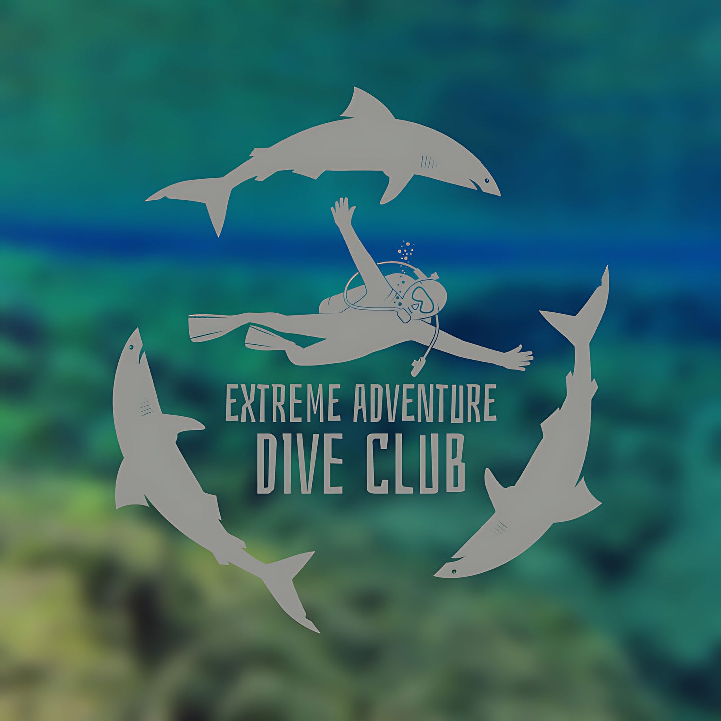 Scuba Diving Club Wall Sticker - Sports Vinyl Decal