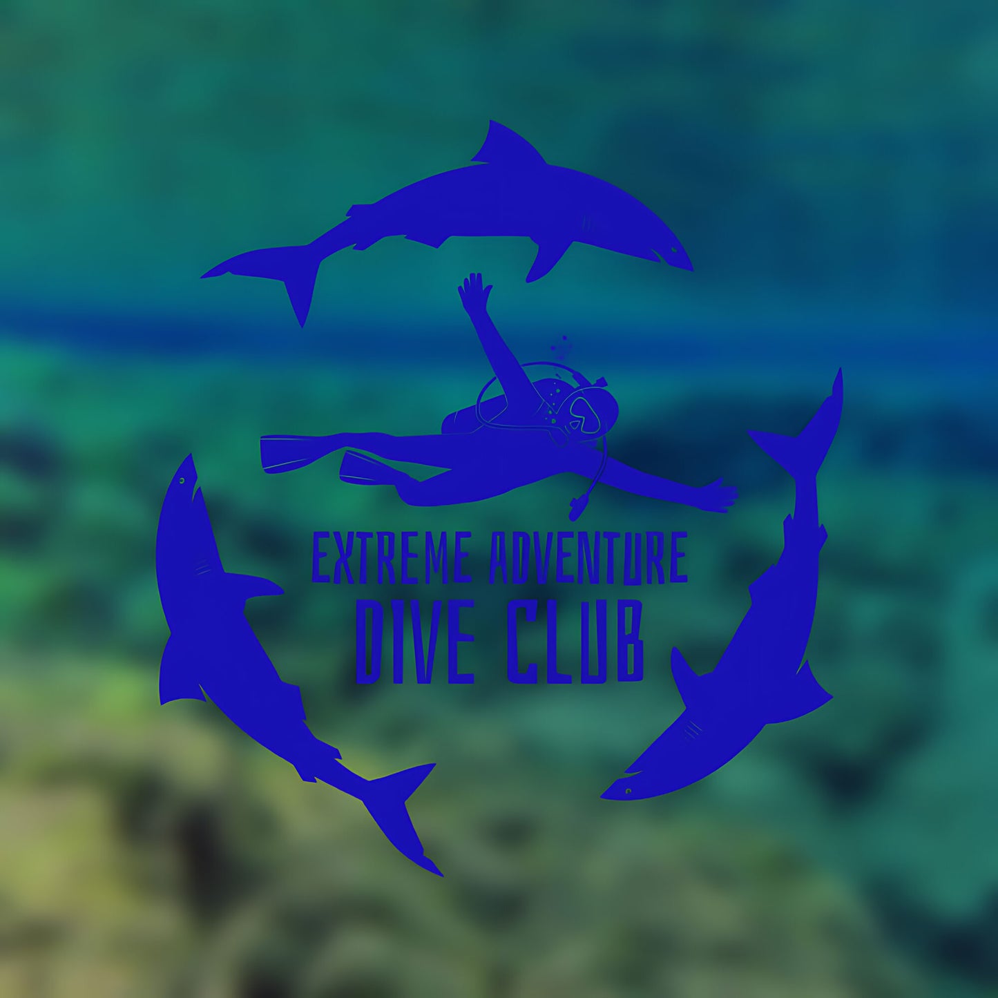 Scuba Diving Club Wall Sticker - Sports Vinyl Decal