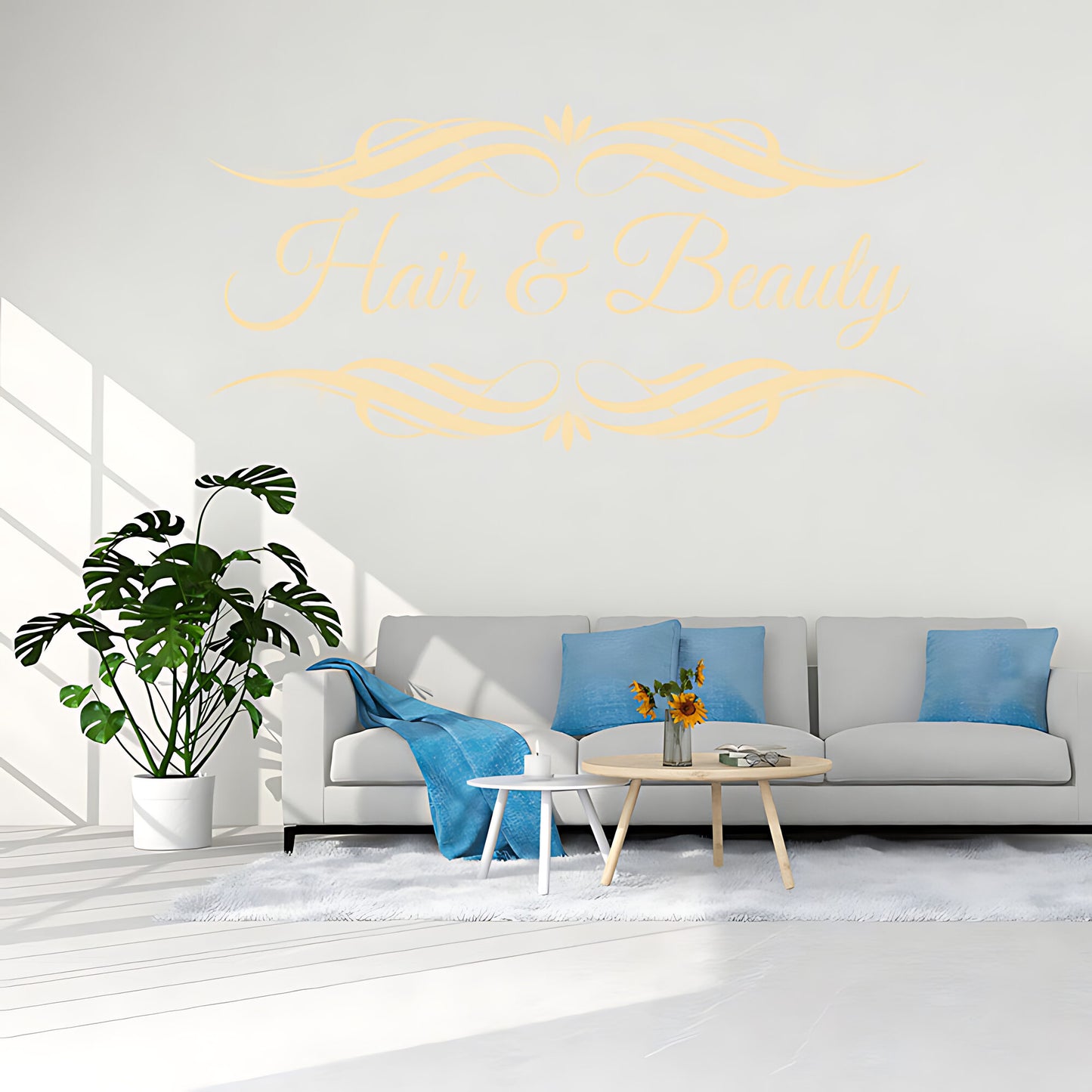 Hair & Beauty Wall Sticker - Quote Decal Art Graphic