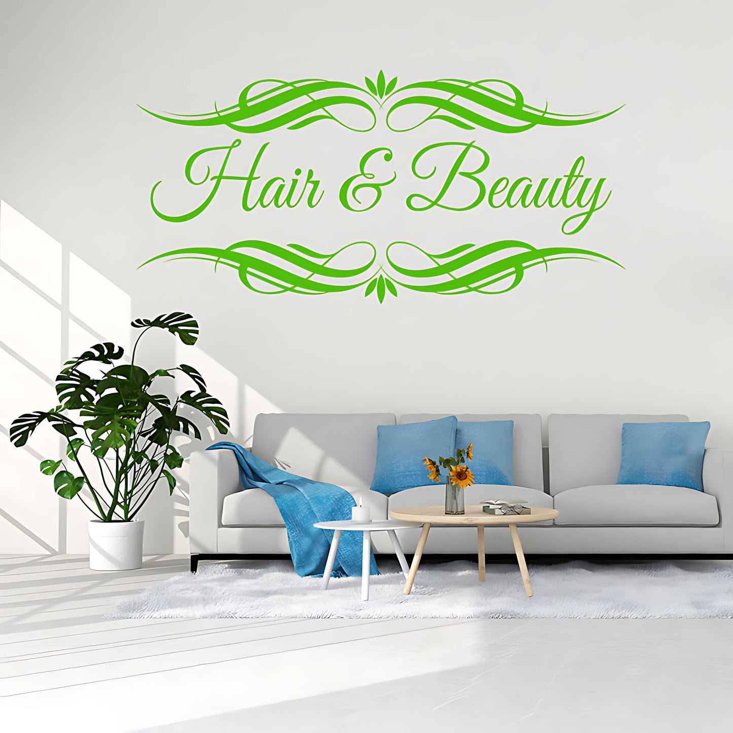 Hair & Beauty Wall Sticker - Quote Decal Art Graphic