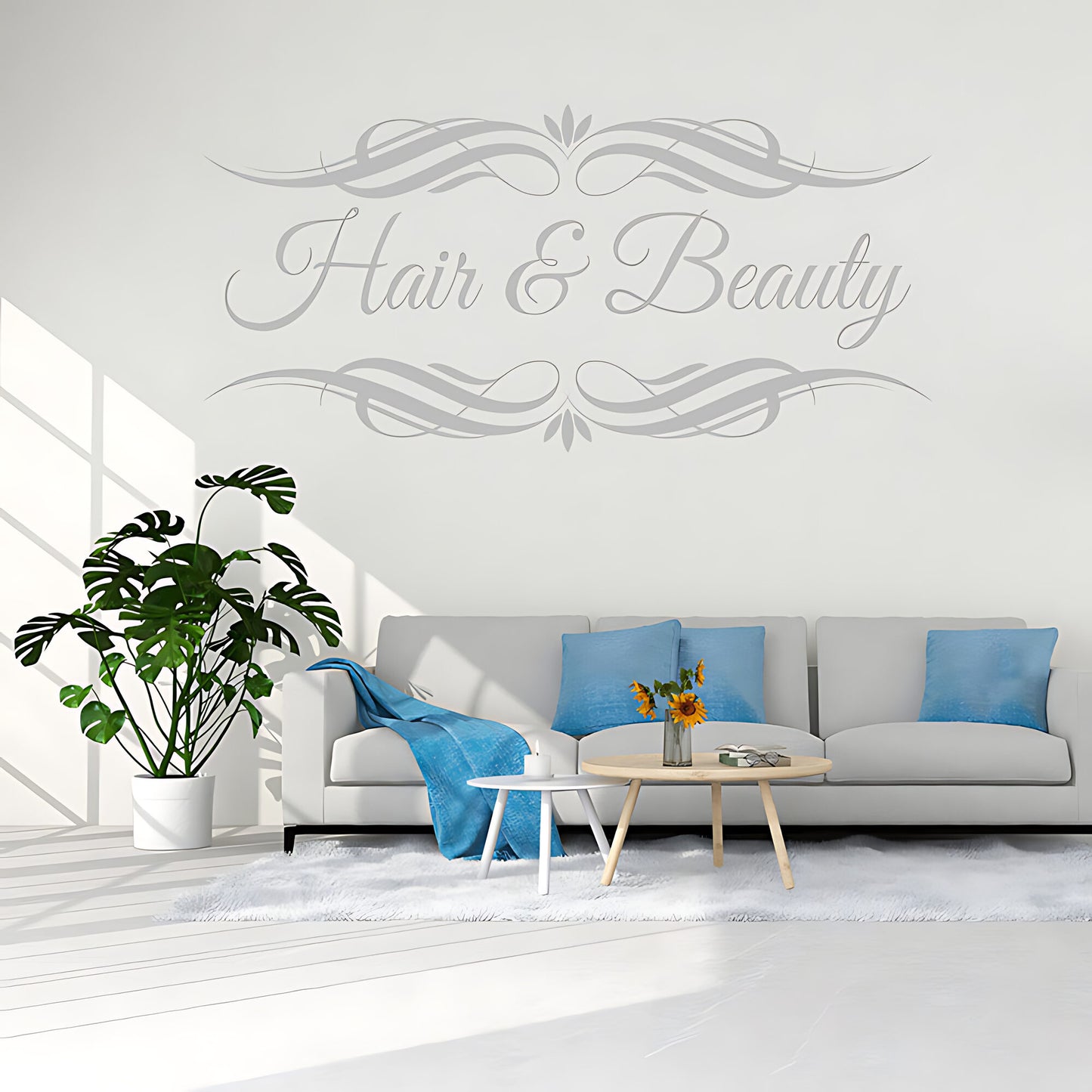Hair & Beauty Wall Sticker - Quote Decal Art Graphic
