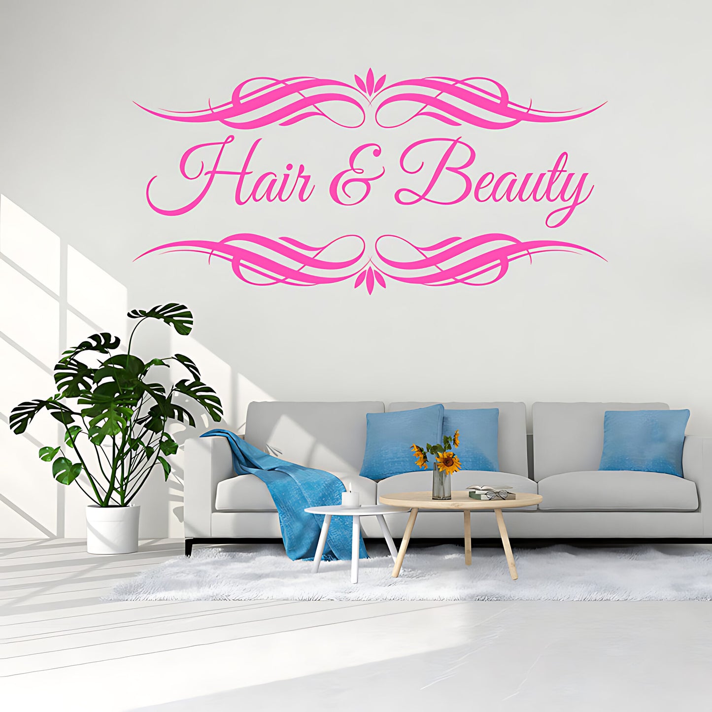 Hair & Beauty Wall Sticker - Quote Decal Art Graphic