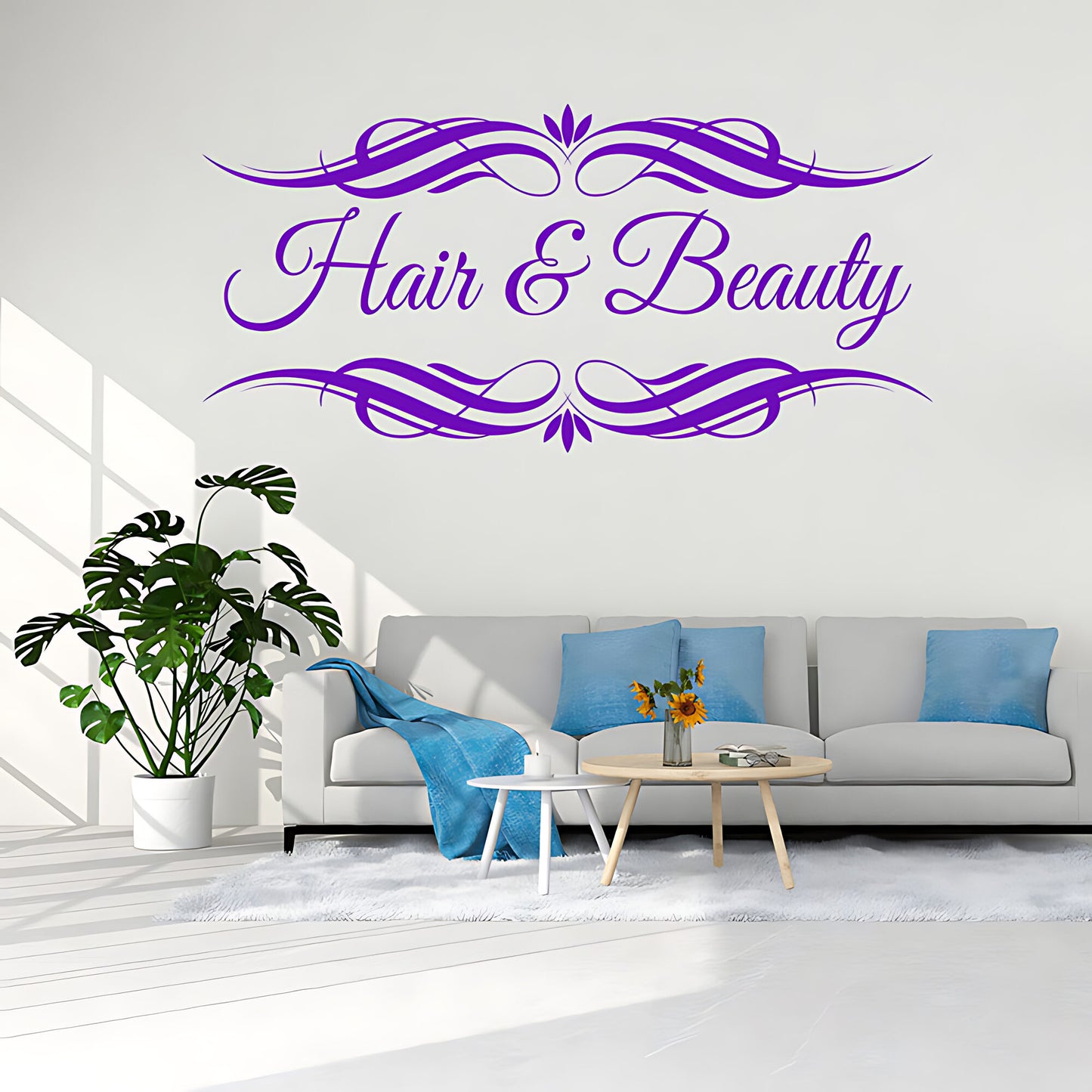Hair & Beauty Wall Sticker - Quote Decal Art Graphic