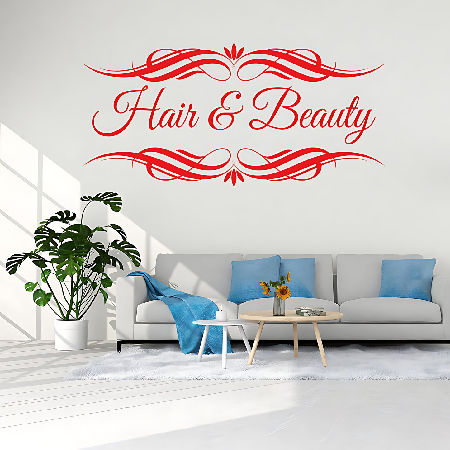 Hair & Beauty Wall Sticker - Quote Decal Art Graphic