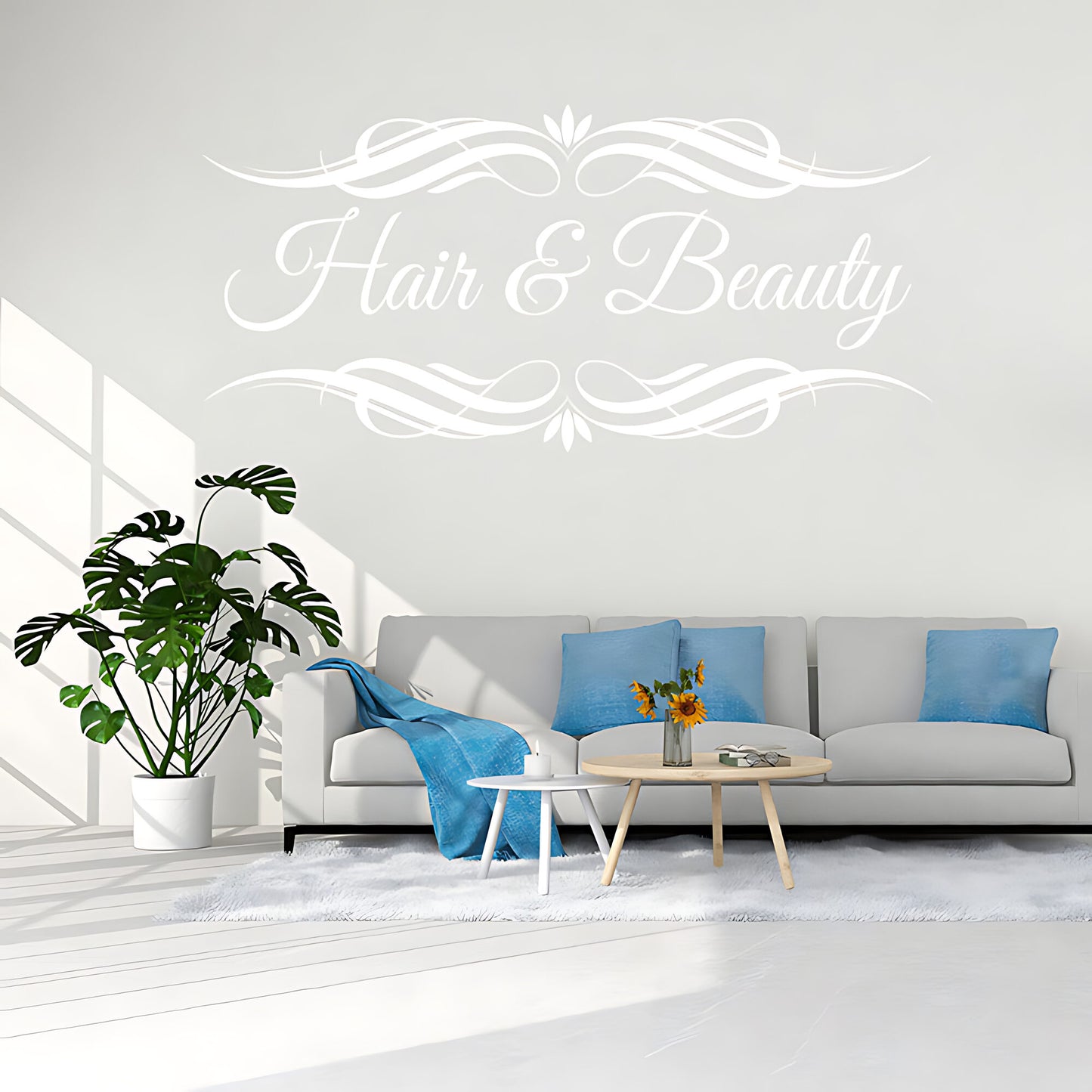 Hair & Beauty Wall Sticker - Quote Decal Art Graphic