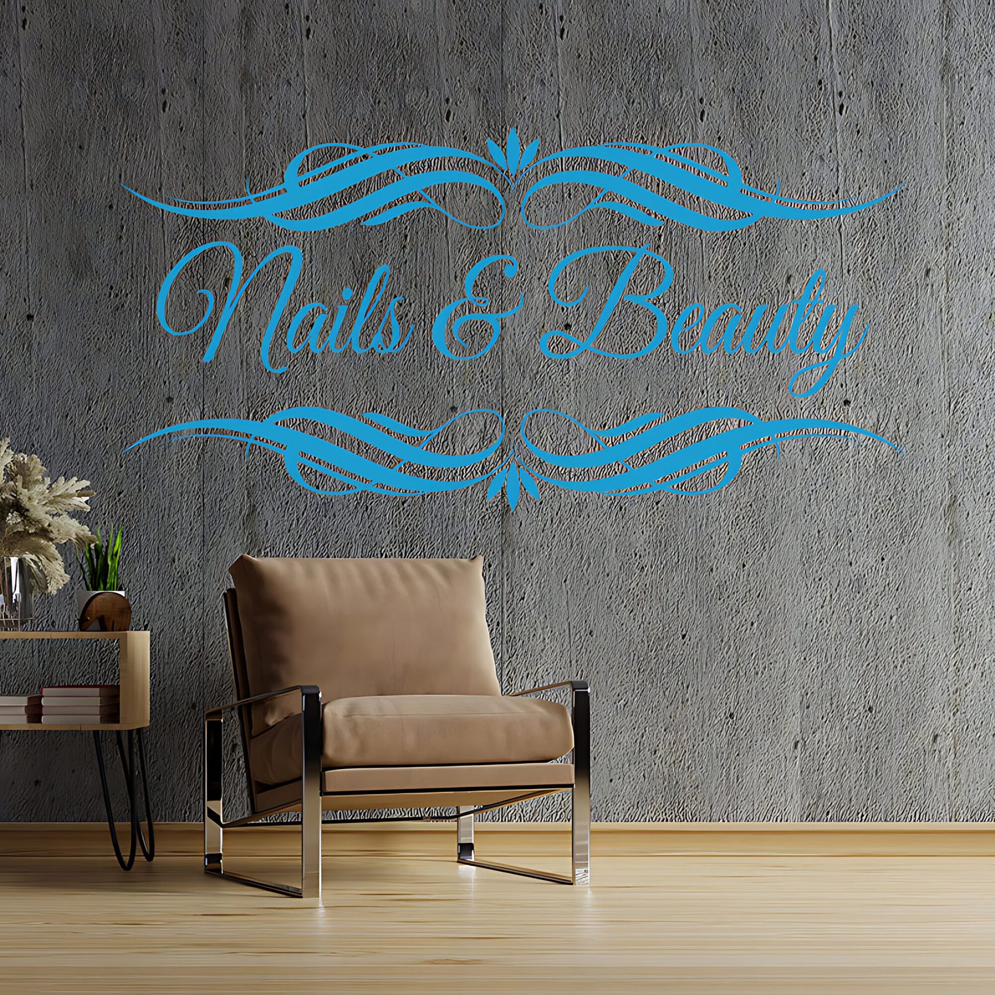 Nails & Beauty Salon Wall Sticker - Motivational Quote Graphic