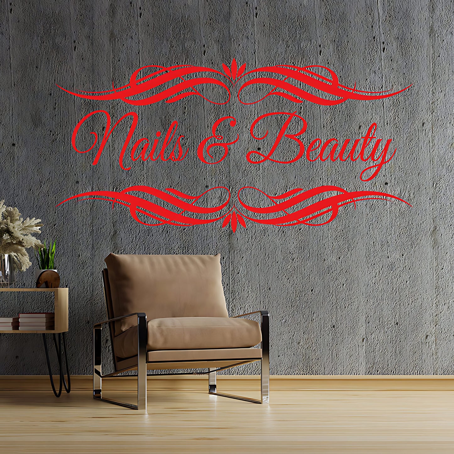 Nails & Beauty Salon Wall Sticker - Motivational Quote Graphic
