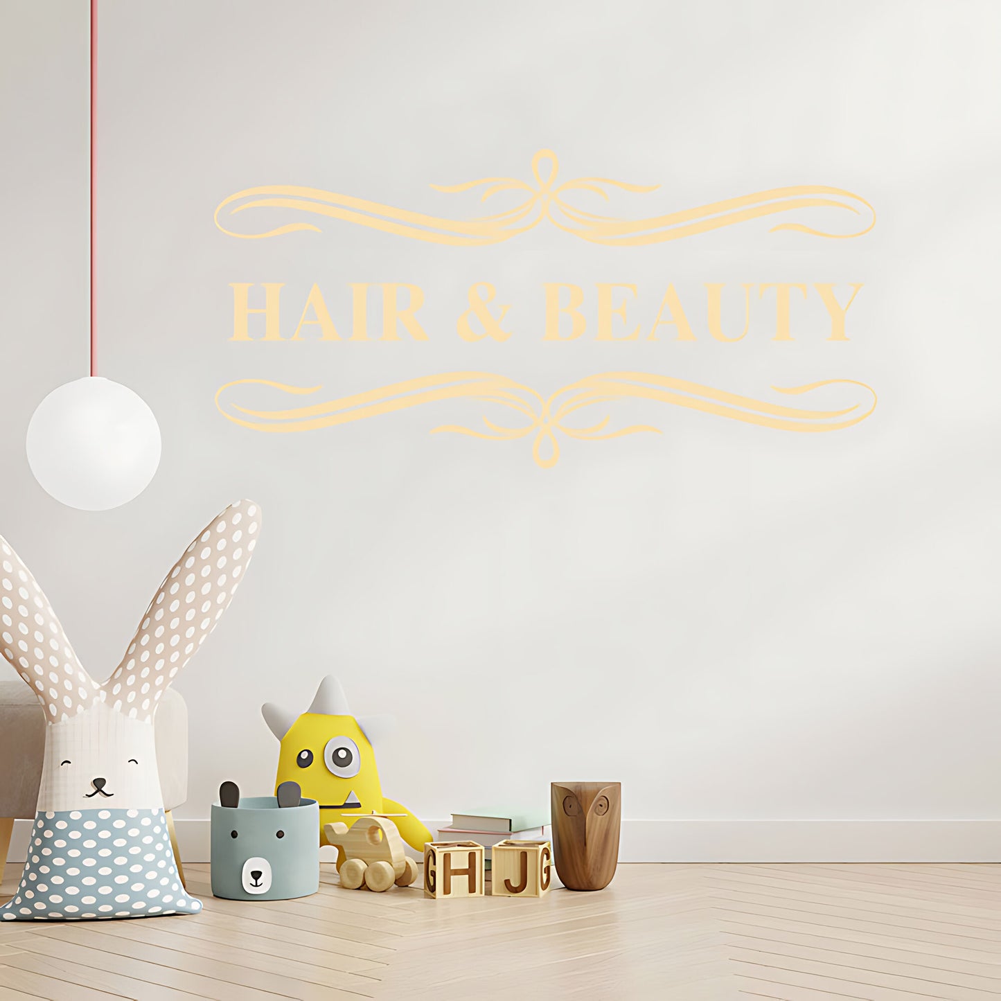 Hair & Beauty Wall Sticker - Inspirational Quote Decal