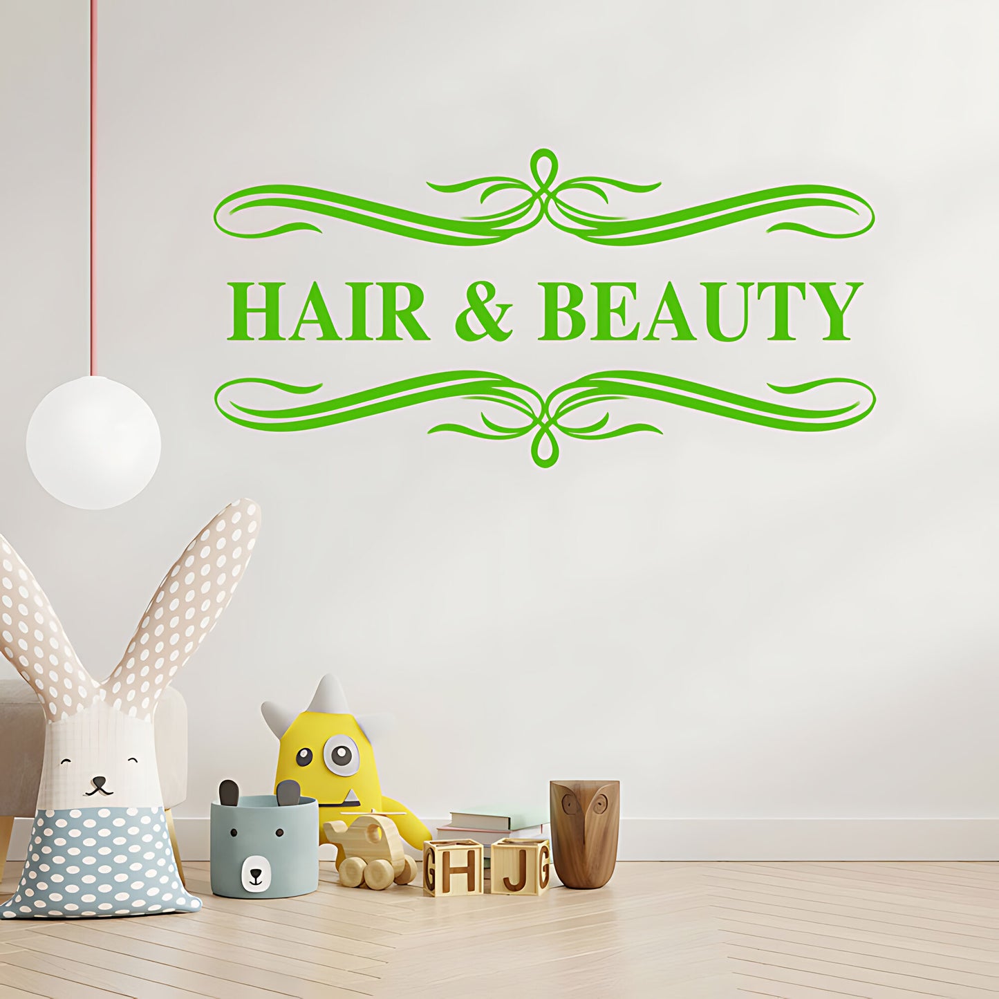 Hair & Beauty Wall Sticker - Inspirational Quote Decal