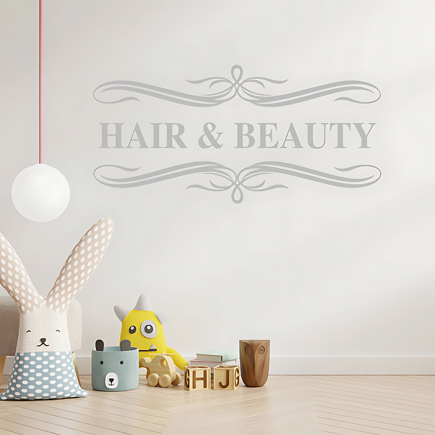 Hair & Beauty Wall Sticker - Inspirational Quote Decal
