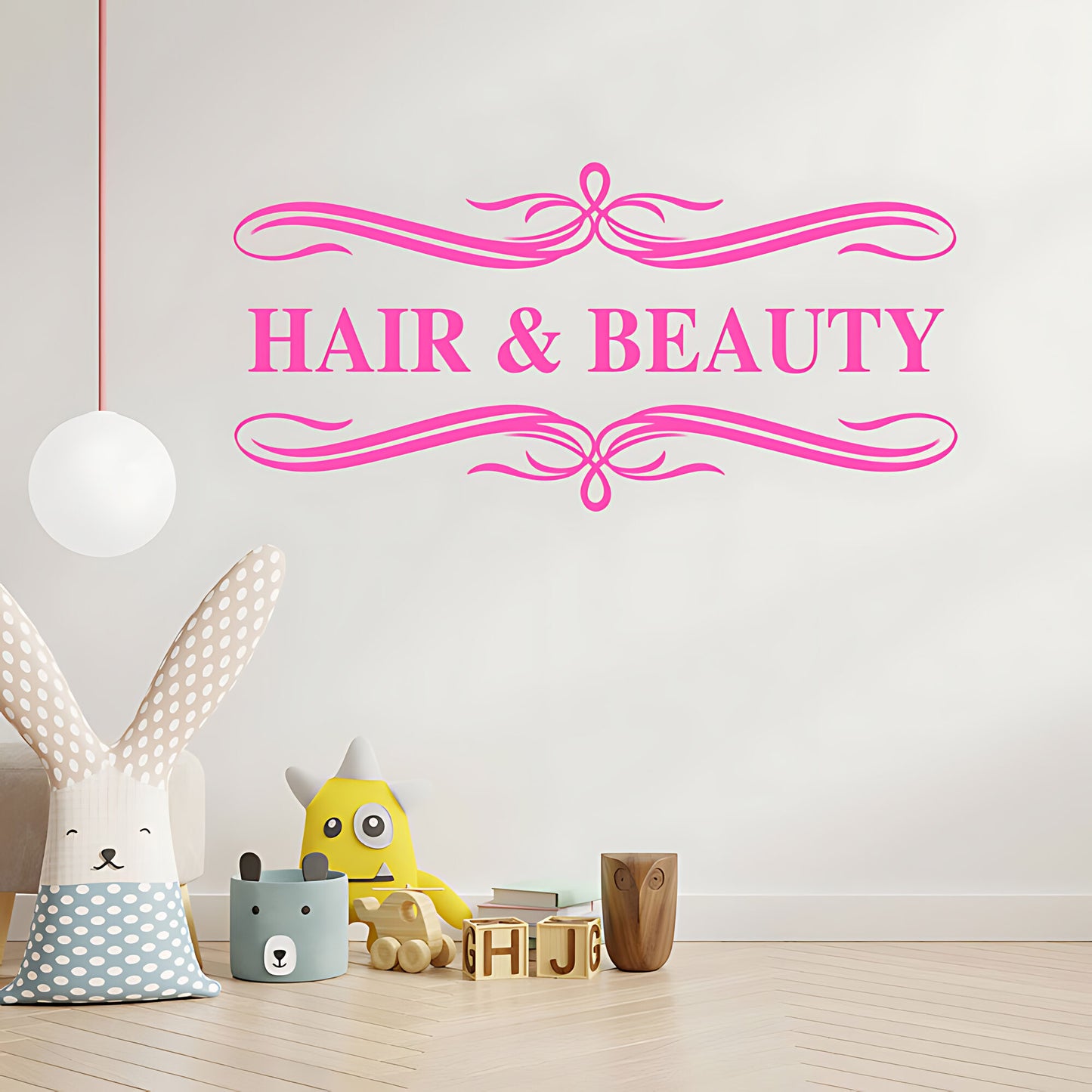 Hair & Beauty Wall Sticker - Inspirational Quote Decal