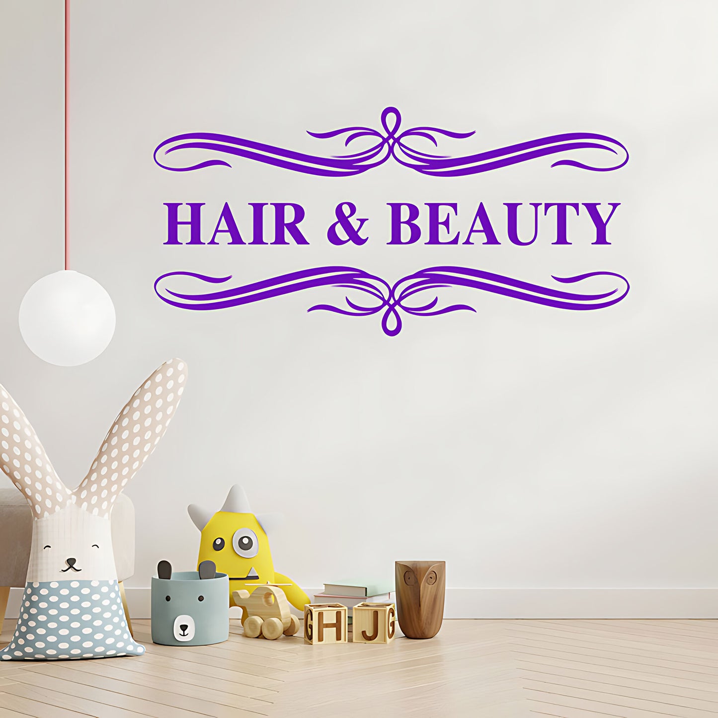Hair & Beauty Wall Sticker - Inspirational Quote Decal
