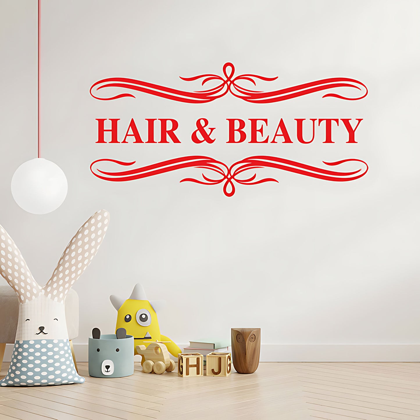 Hair & Beauty Wall Sticker - Inspirational Quote Decal