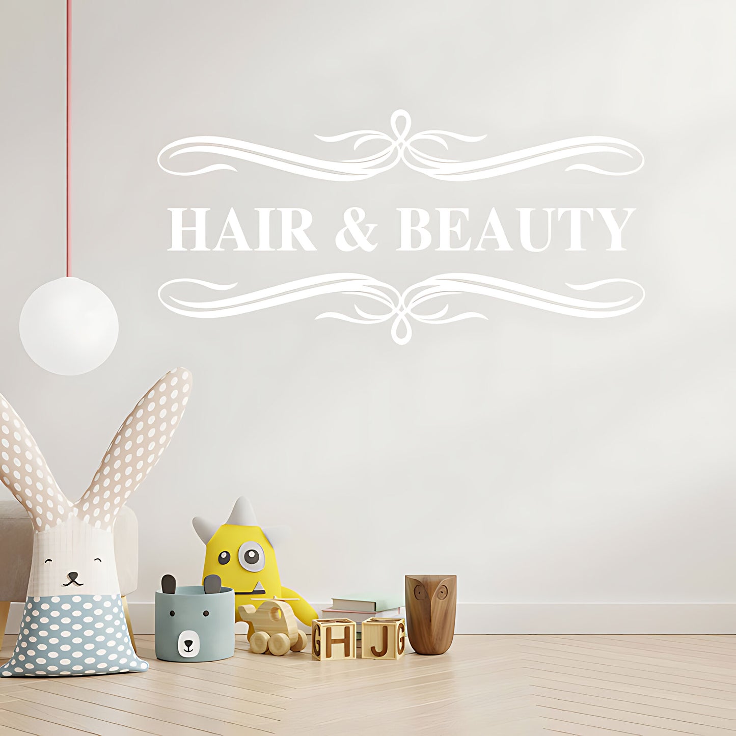 Hair & Beauty Wall Sticker - Inspirational Quote Decal