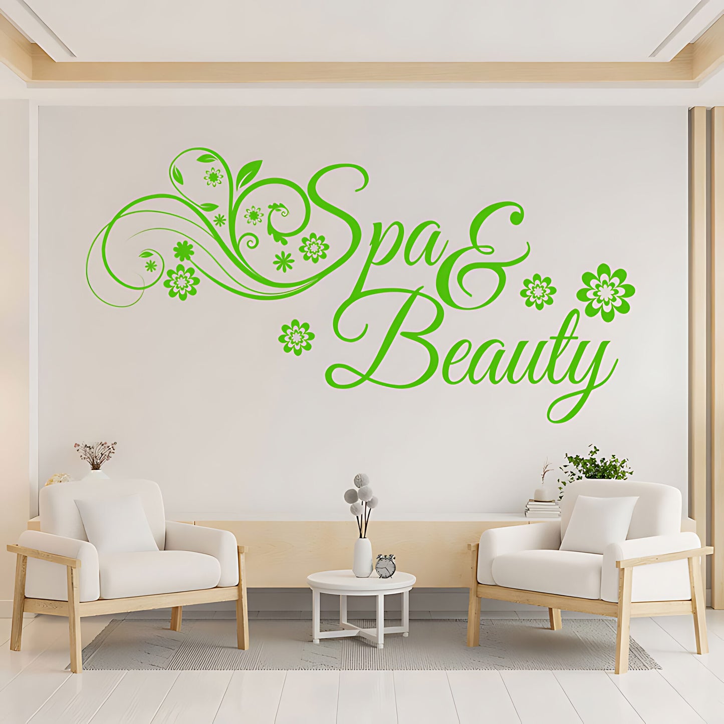 Spa & Beauty Wall Sticker - Inspirational Quote Art Decal