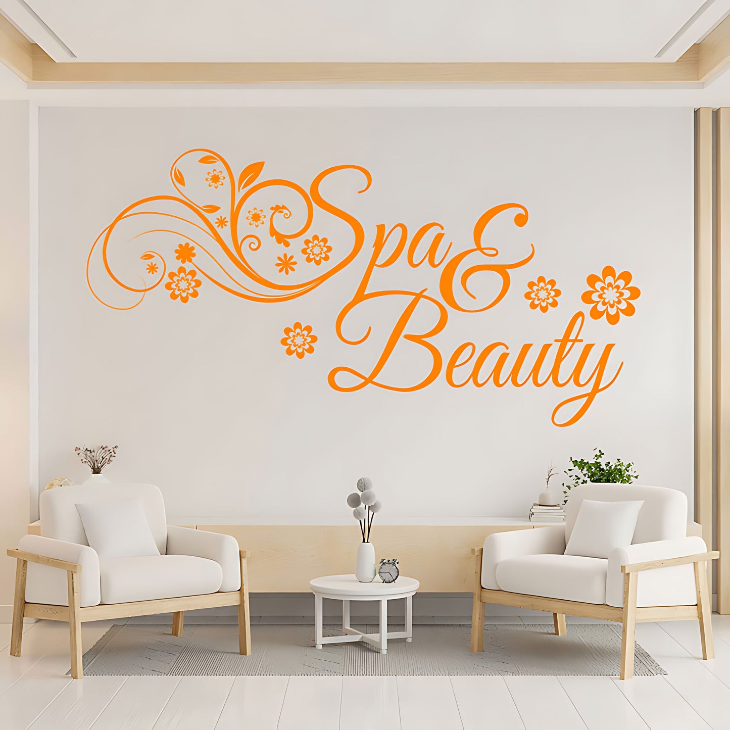 Spa & Beauty Wall Sticker - Inspirational Quote Art Decal