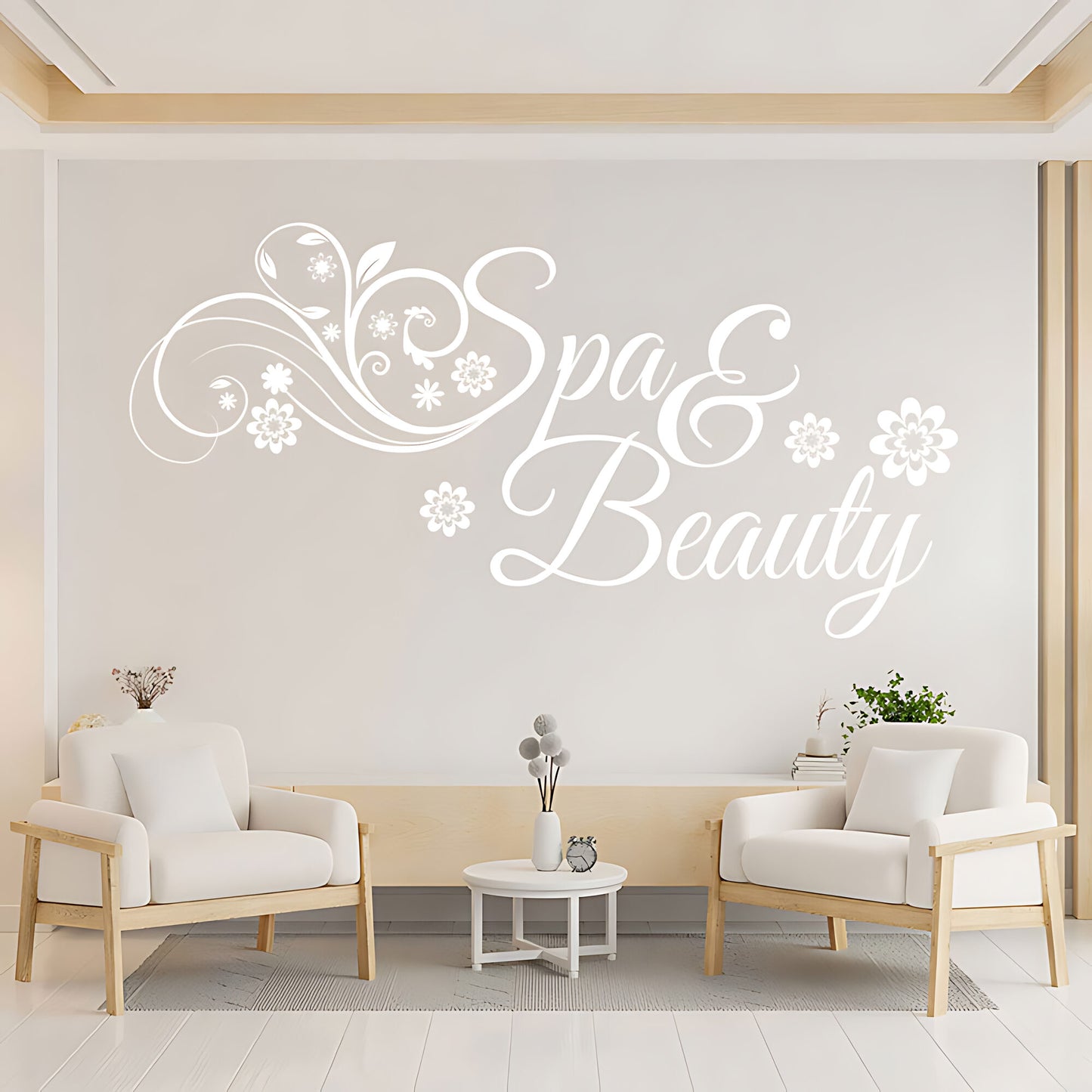 Spa & Beauty Wall Sticker - Inspirational Quote Art Decal