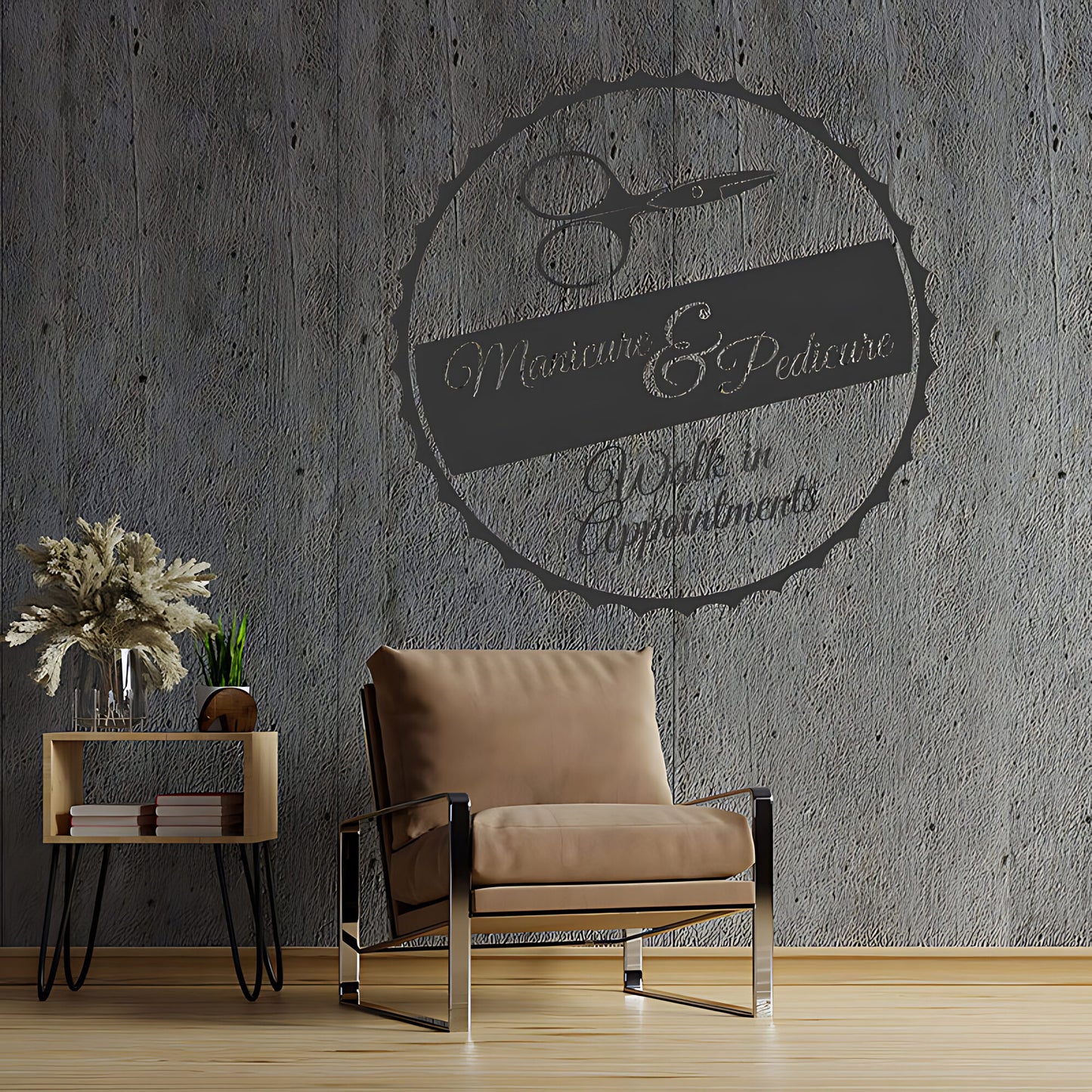 Nail Salon Wall Sticker - Walk-In Appointments Beauty Decal