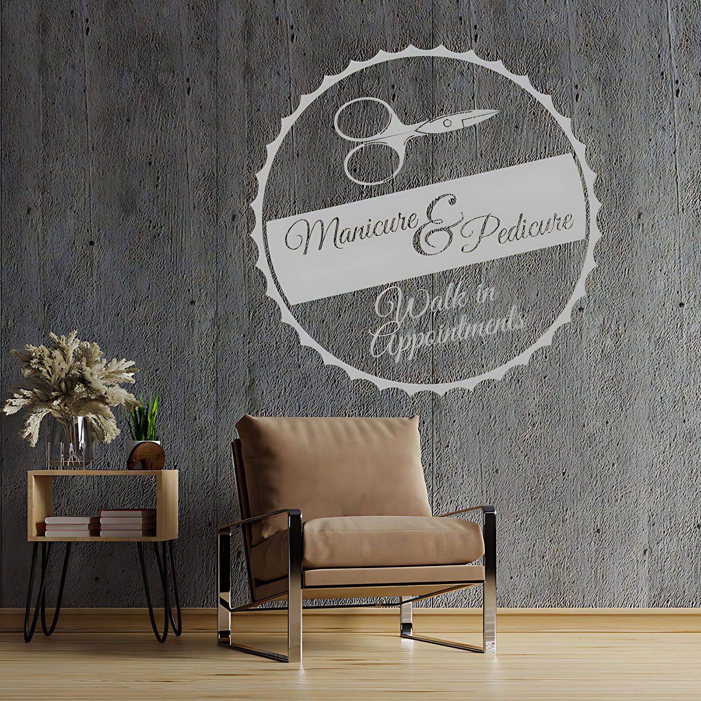 Nail Salon Wall Sticker - Walk-In Appointments Beauty Decal