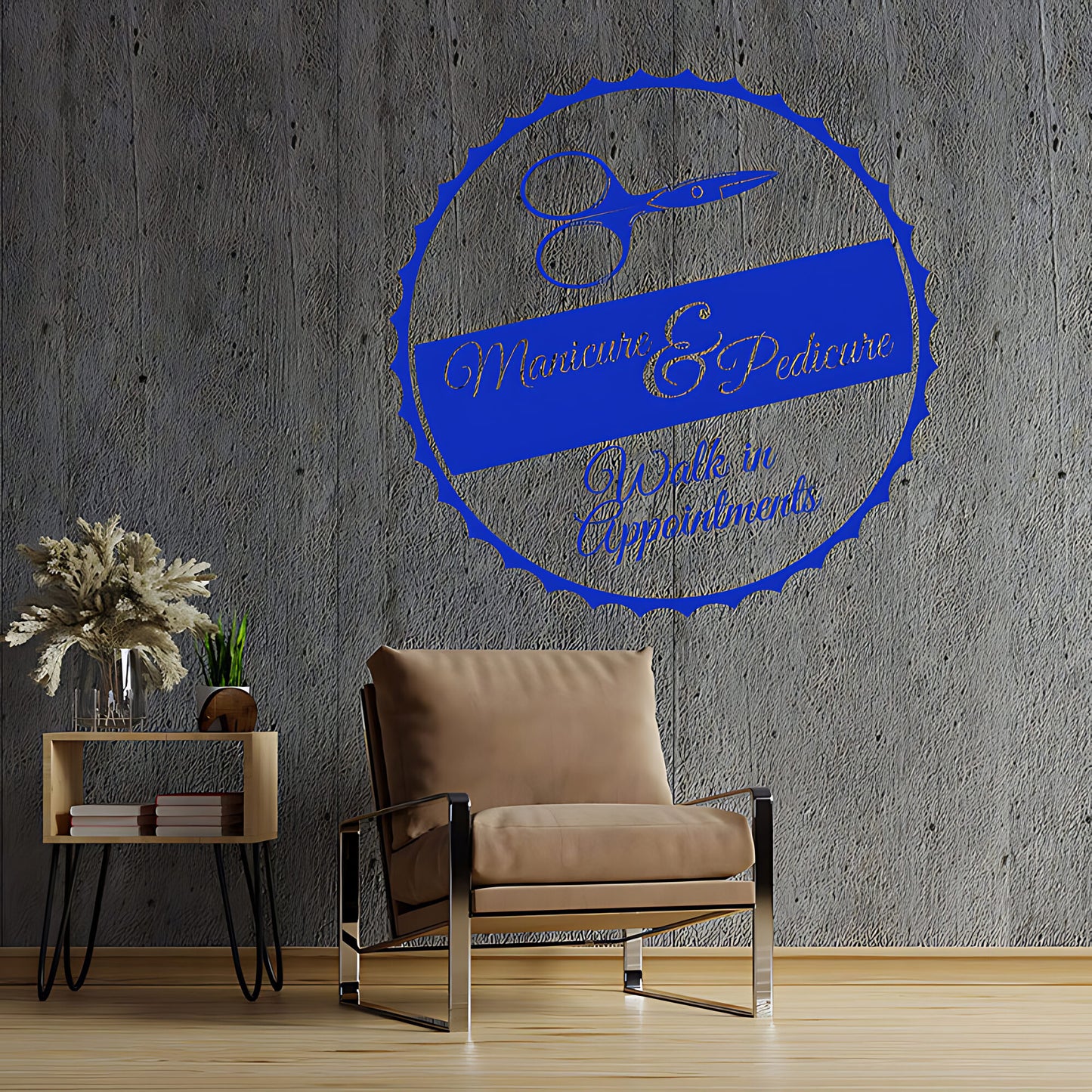 Nail Salon Wall Sticker - Walk-In Appointments Beauty Decal