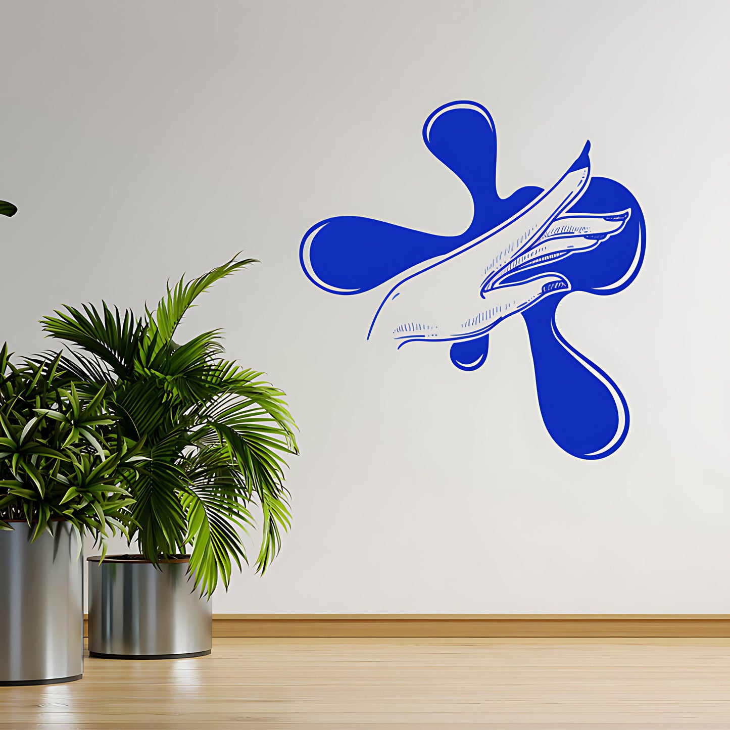 Elegant Nail Salon Wall Sticker - Manicure Beauty Art Graphic