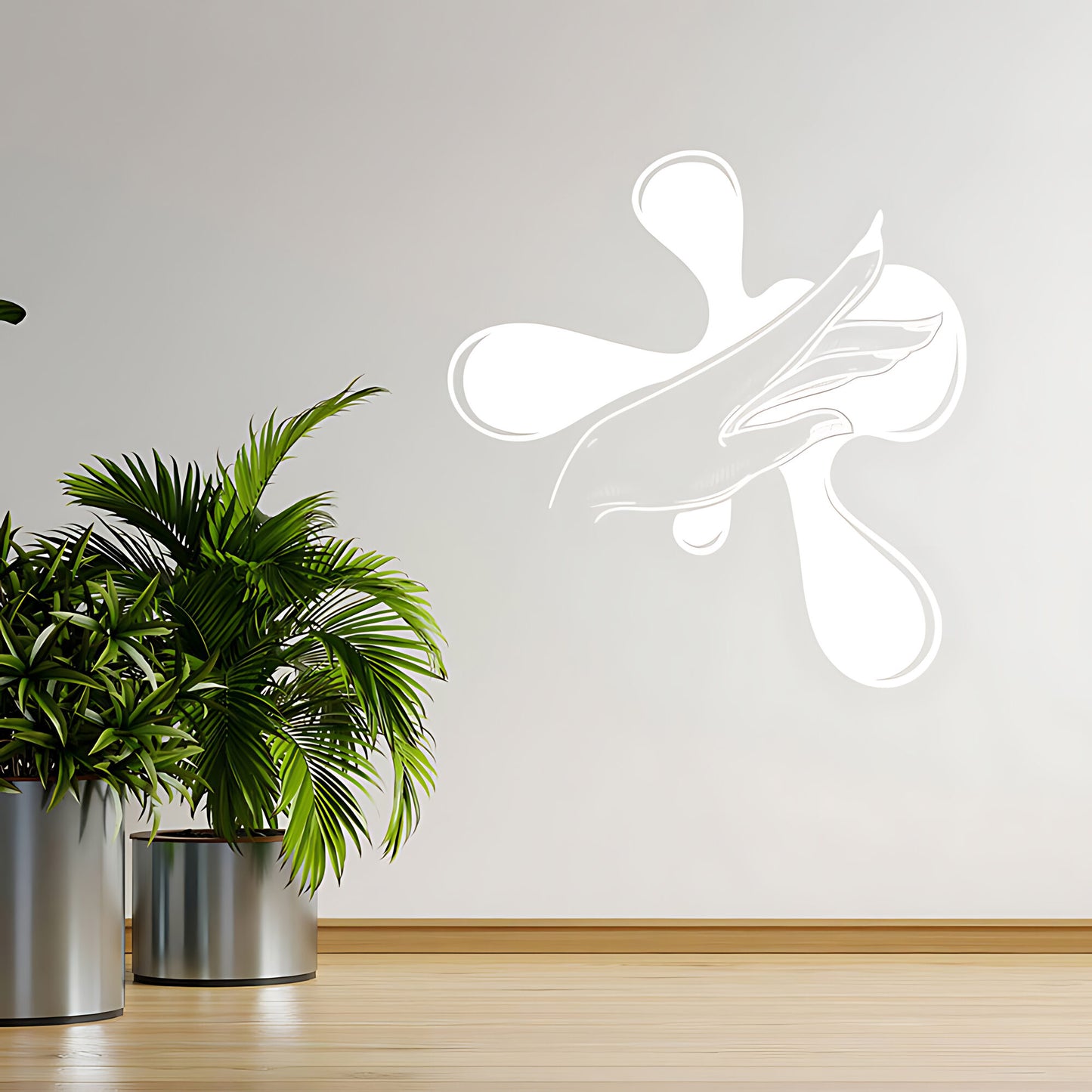 Elegant Nail Salon Wall Sticker - Manicure Beauty Art Graphic