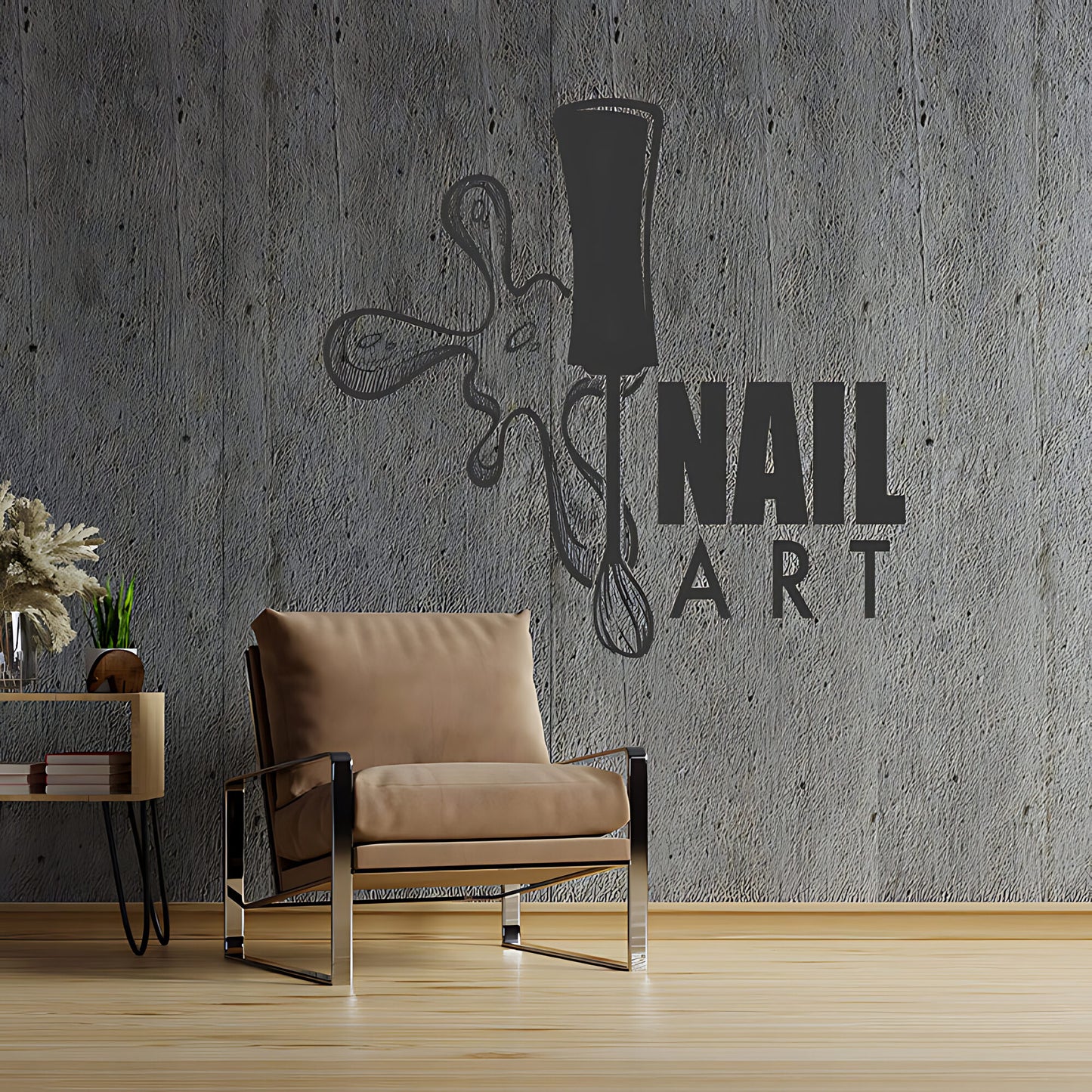 Beauty & Manicure Nail Salon Wall Sticker
