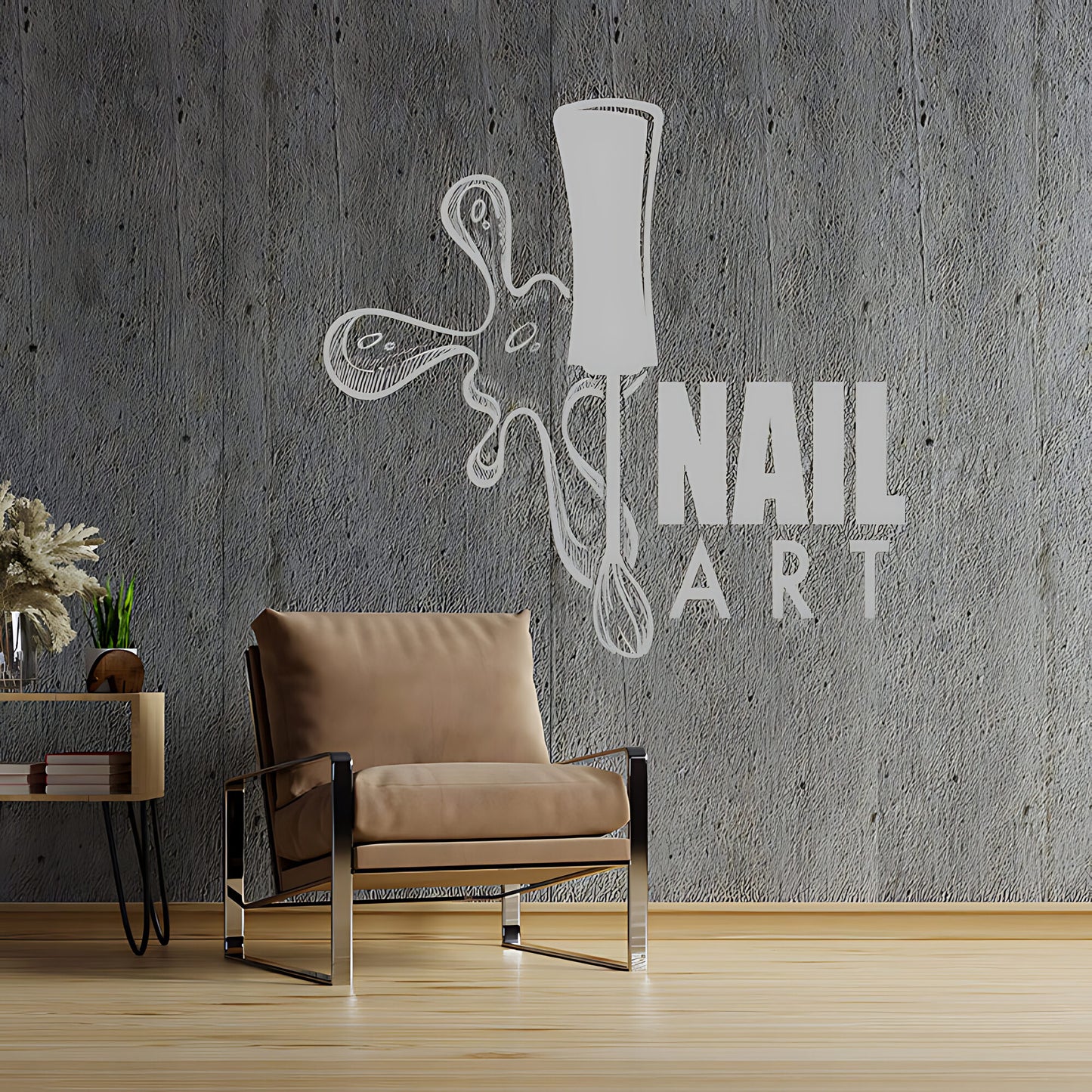 Beauty & Manicure Nail Salon Wall Sticker
