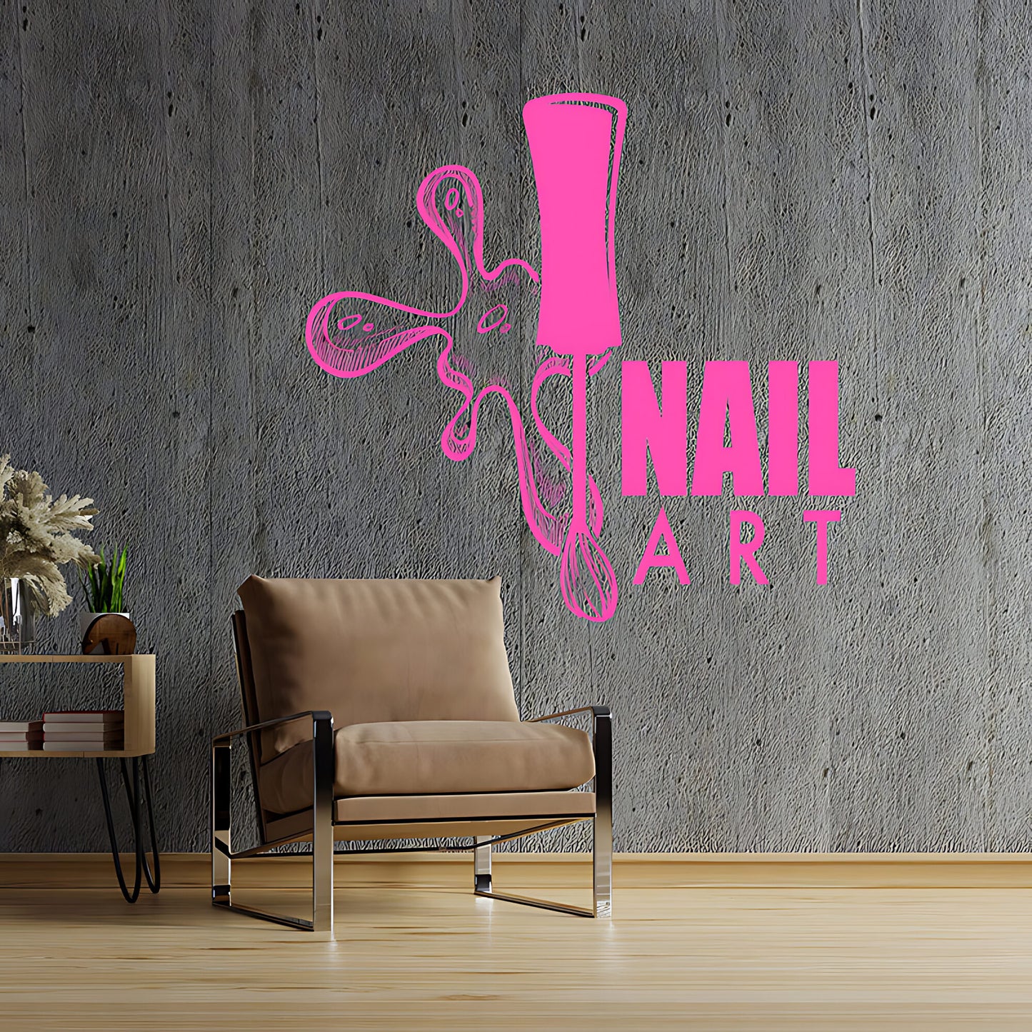 Beauty & Manicure Nail Salon Wall Sticker