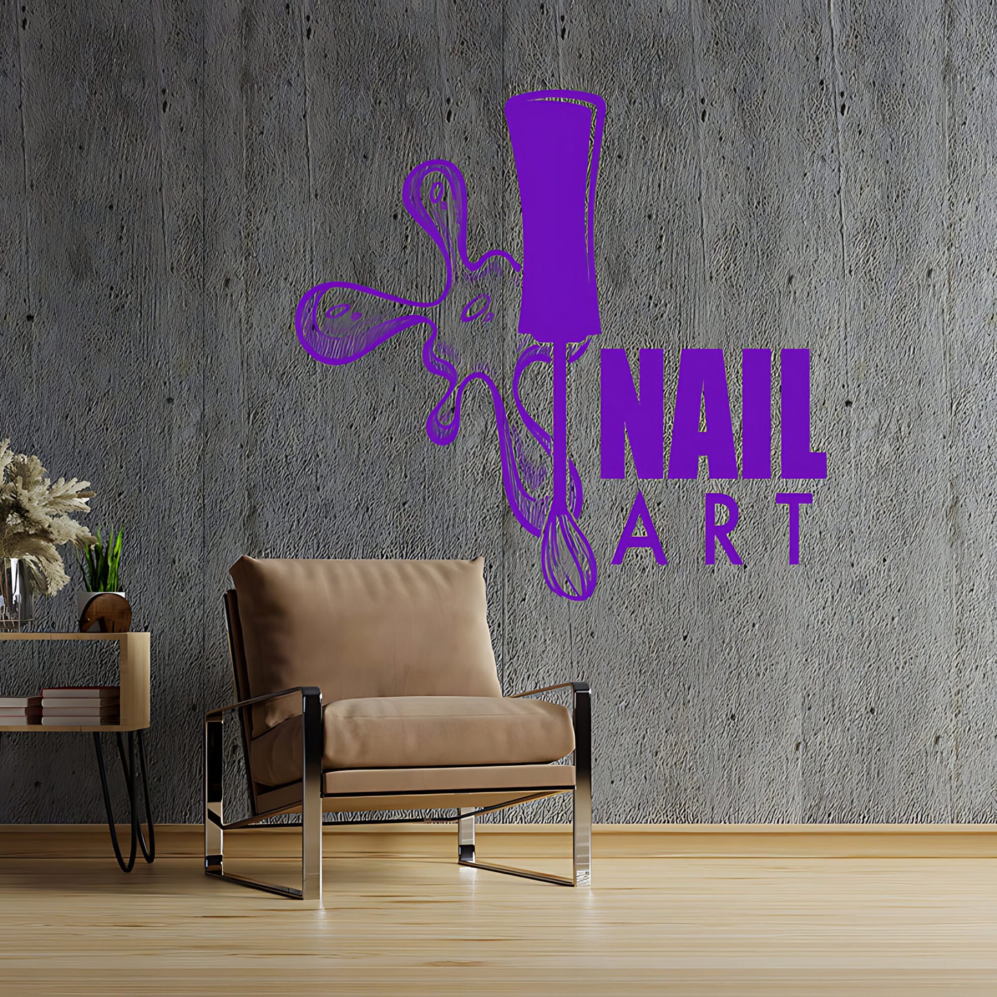 Beauty & Manicure Nail Salon Wall Sticker