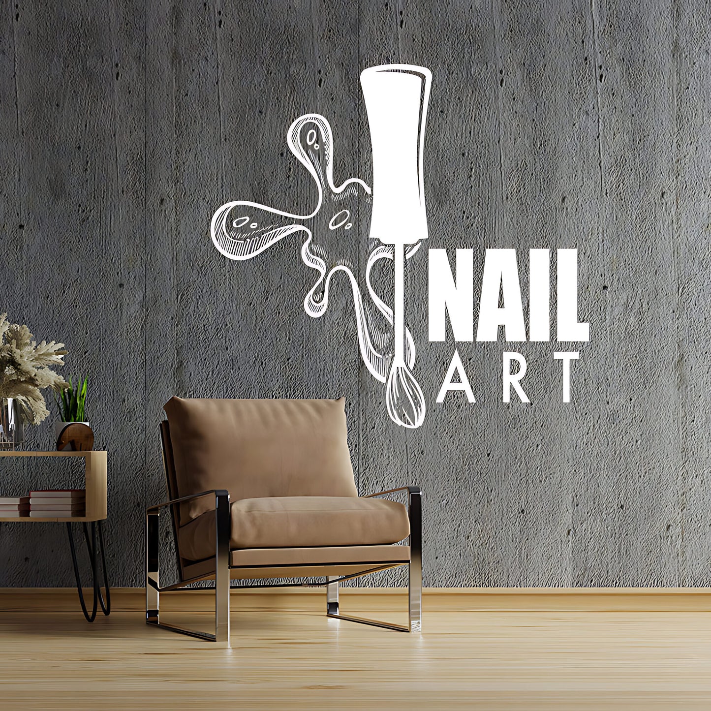 Beauty & Manicure Nail Salon Wall Sticker