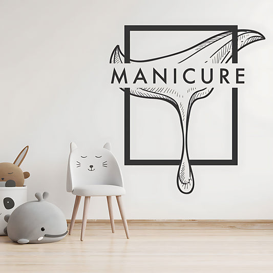 Chic Nail Salon Wall Art